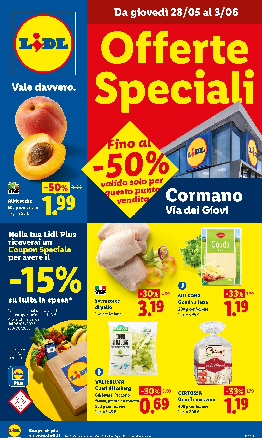 lidl - Volantino Lidl - Cormano per la prossima settimana dal giovedì 28/05/2026 al mercoledì 03/06/2026