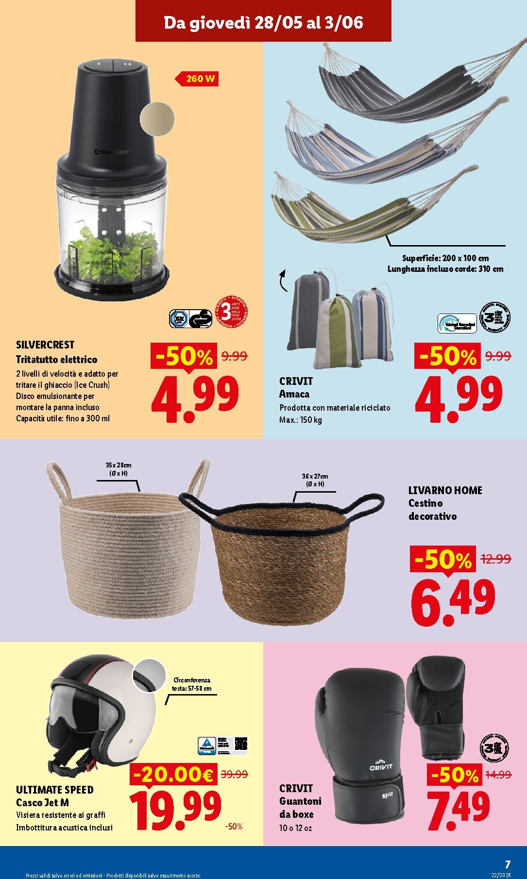 lidl - Volantino futuro Lidl - Sottocosto valido dal giovedì 28/05/2026 al mercoledì 03/06/2026 - page: 7