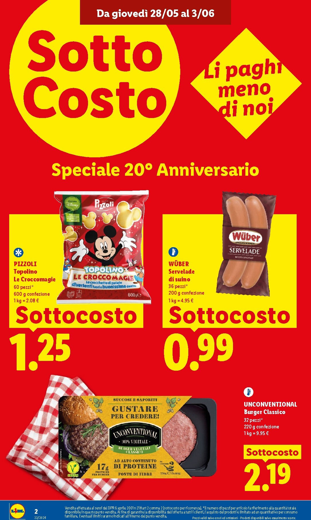 lidl - Volantino futuro Lidl - Sottocosto valido dal giovedì 28/05/2026 al mercoledì 03/06/2026 - page: 2