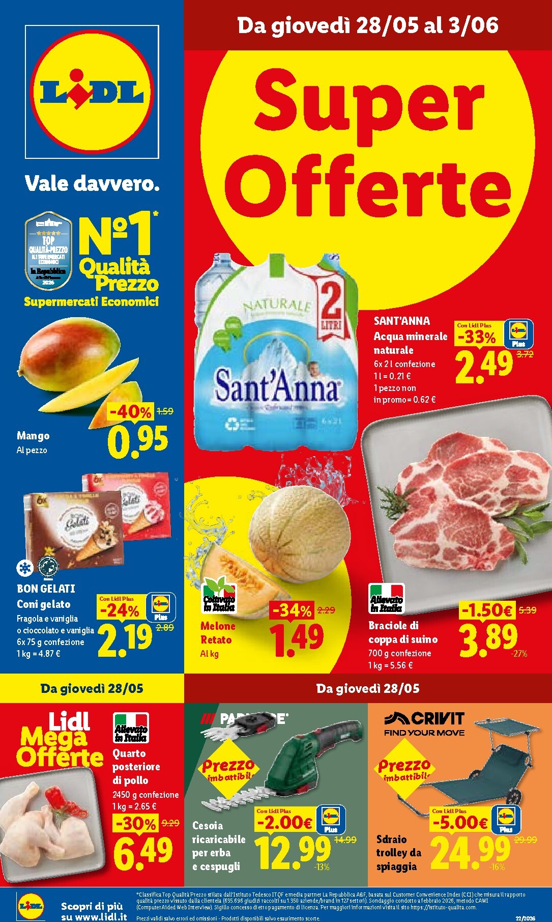 lidl - Volantino futuro Lidl - Volantino settimanale valido dal giovedì 28/05/2026 al mercoledì 03/06/2026 - page: 1