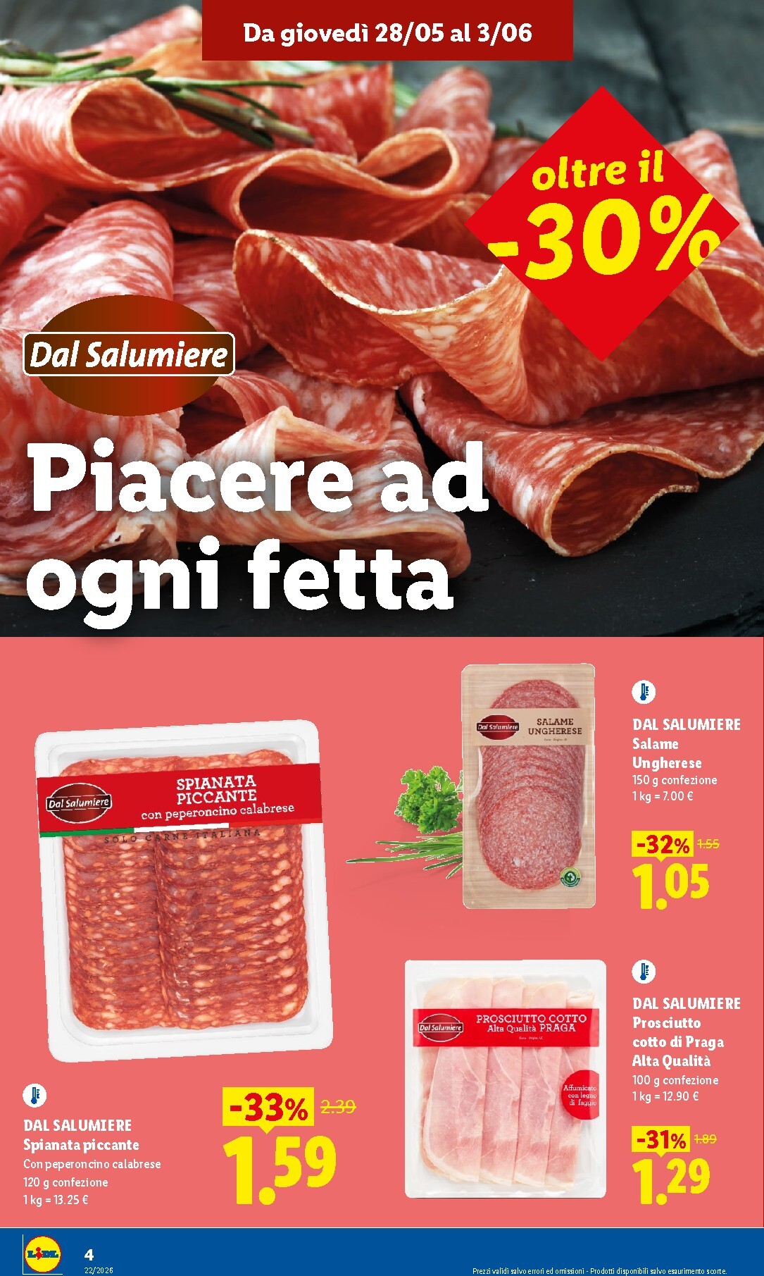 lidl - Volantino attuale di Lidl - Augusta valido dal giovedì 28/05/2026 al mercoledì 03/06/2026 - page: 4