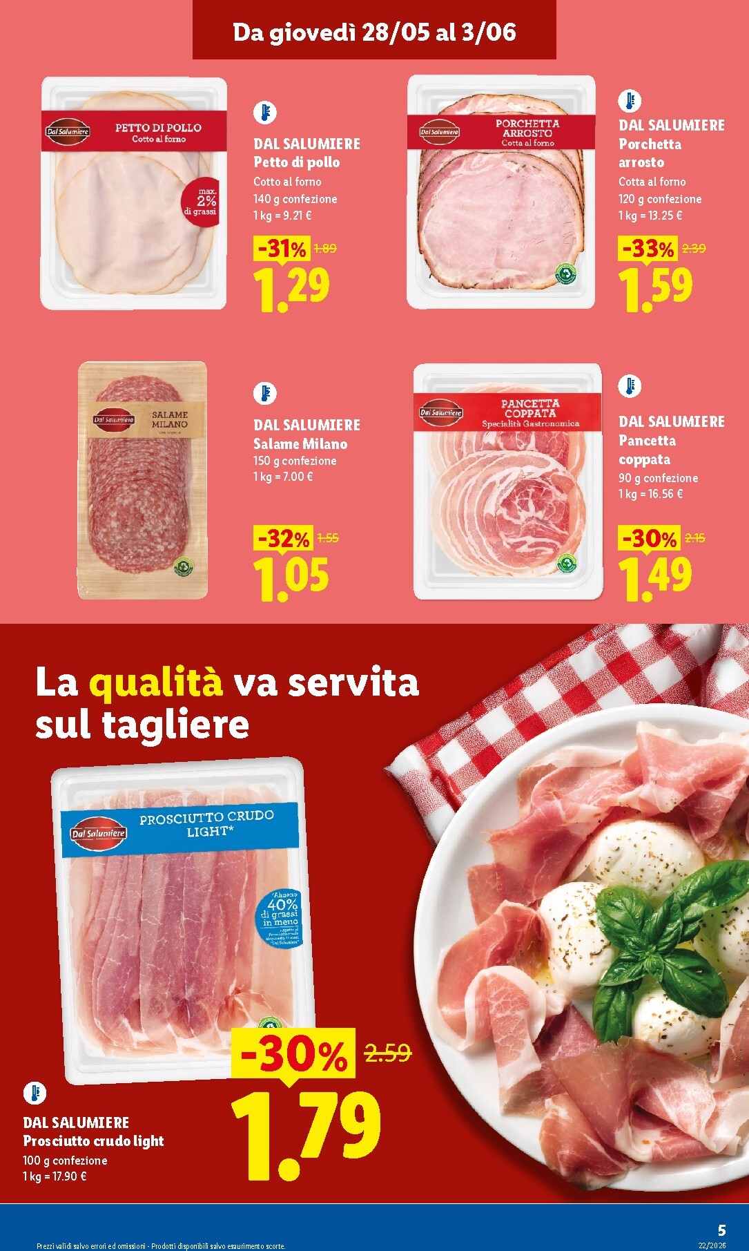 lidl - Volantino attuale di Lidl - Augusta valido dal giovedì 28/05/2026 al mercoledì 03/06/2026 - page: 5