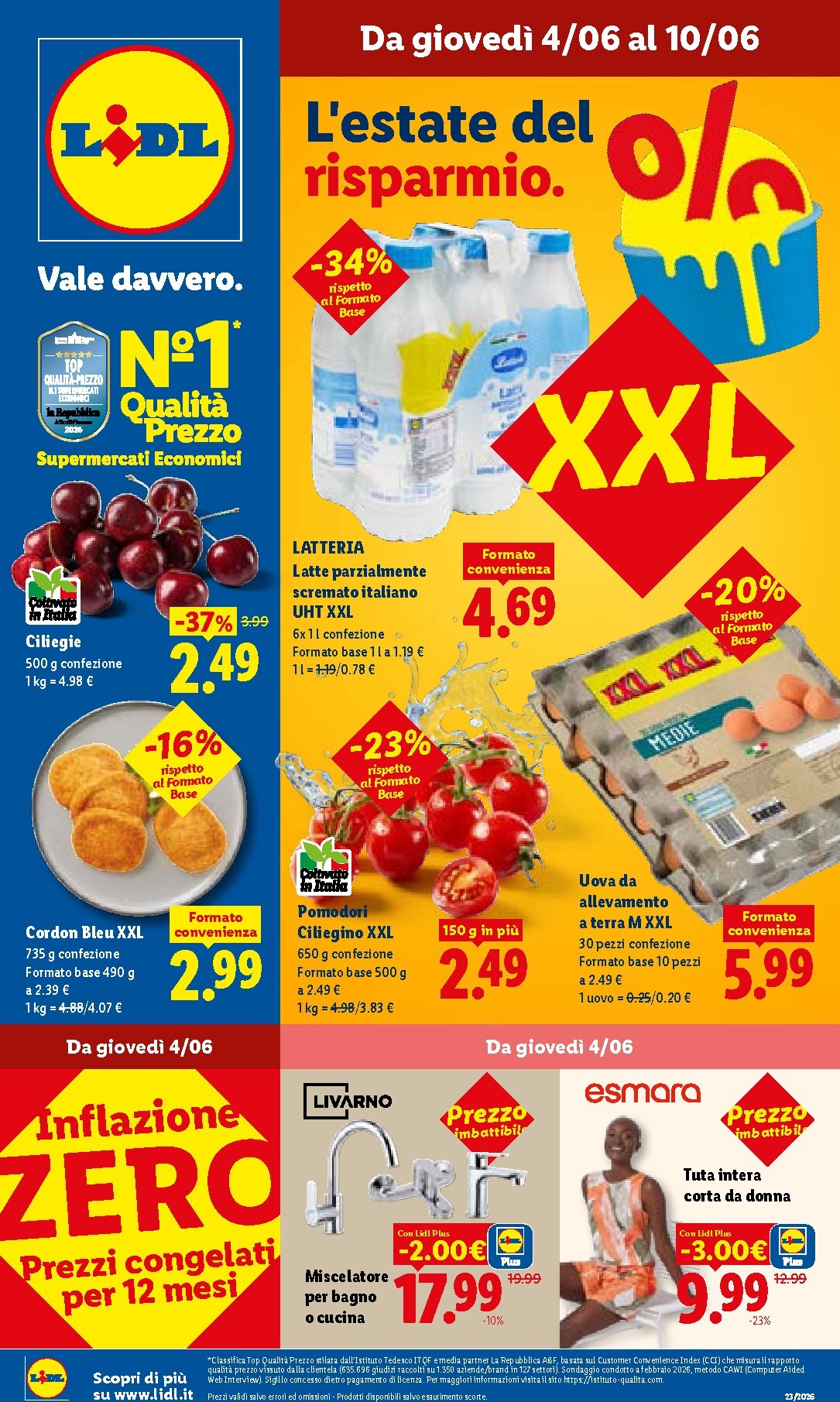 lidl - Volantino Lidl per la prossima settimana dal giovedì 04/06/2026 al mercoledì 10/06/2026