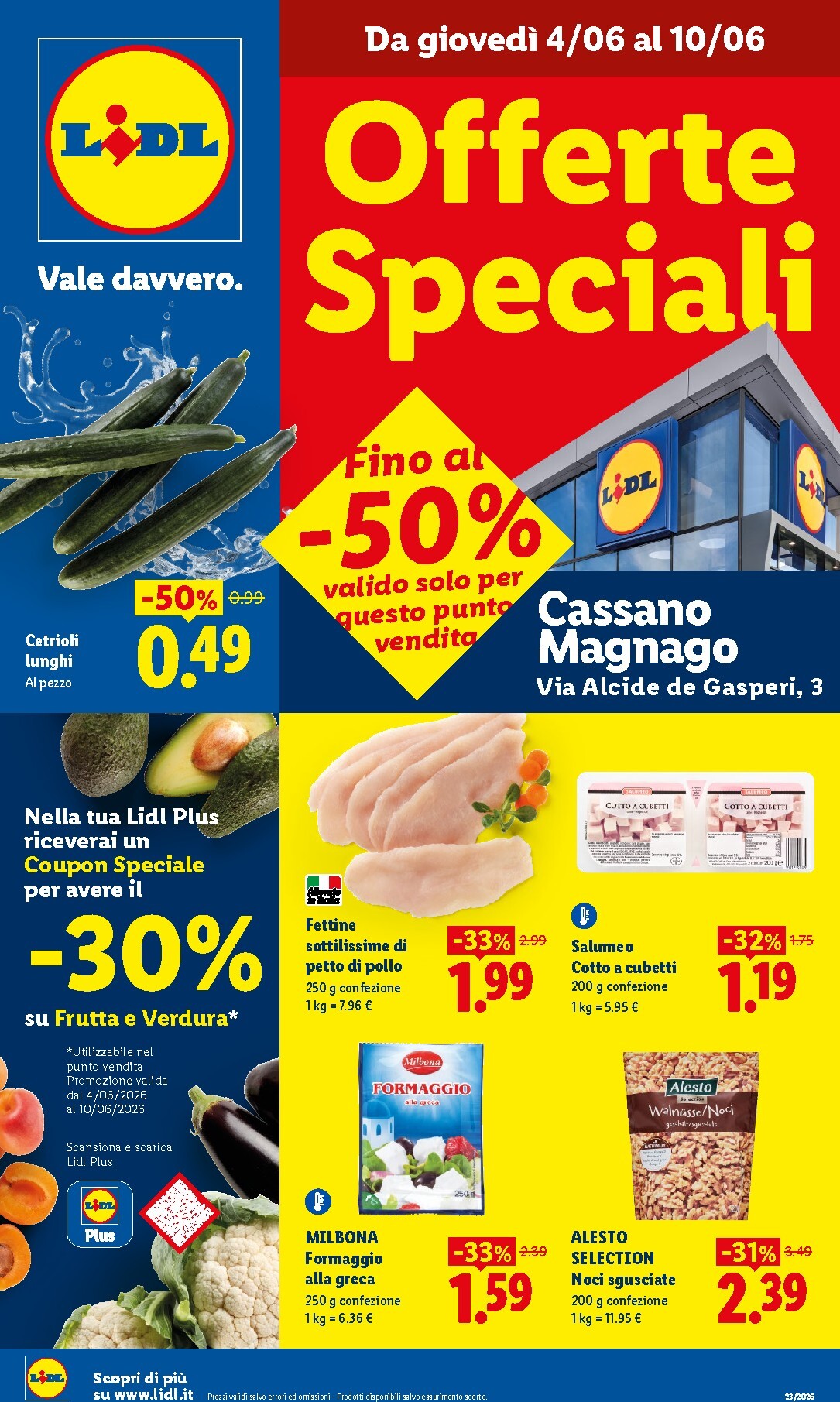 lidl - Volantino Lidl - Cassano per la prossima settimana dal giovedì 04/06/2026 al mercoledì 10/06/2026 - page: 1