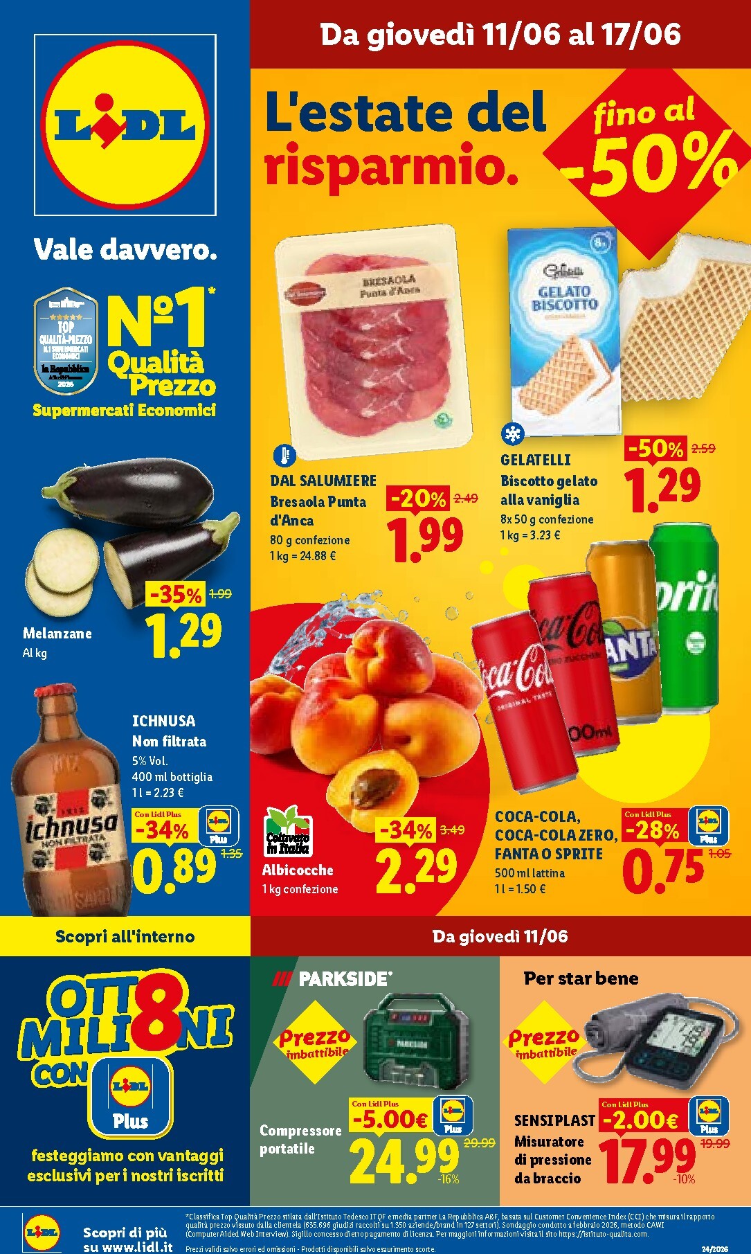 lidl - Volantino Lidl - Volantino settimanale per la prossima settimana dal giovedì 11/06/2026 al mercoledì 17/06/2026