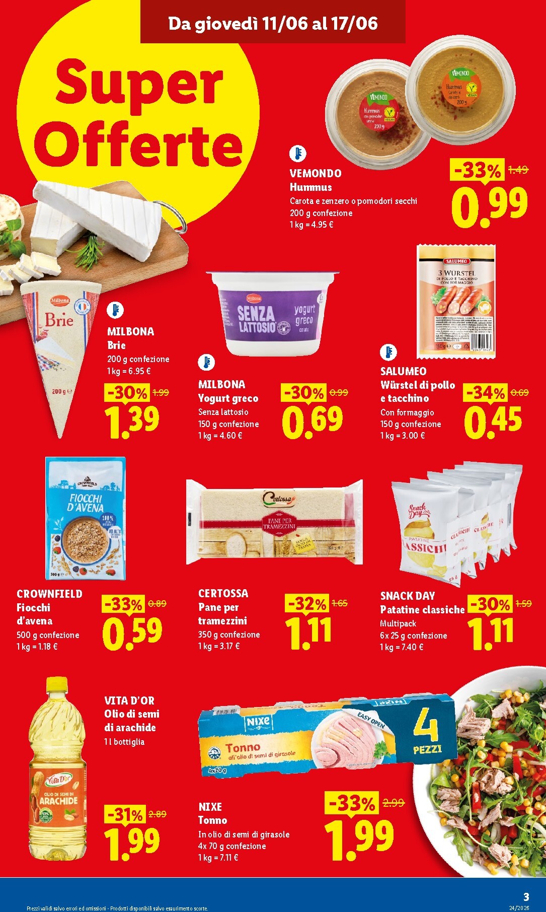 lidl - Volantino Lidl - S. Nicola La Str. per la prossima settimana dal giovedì 11/06/2026 al mercoledì 17/06/2026 - page: 3