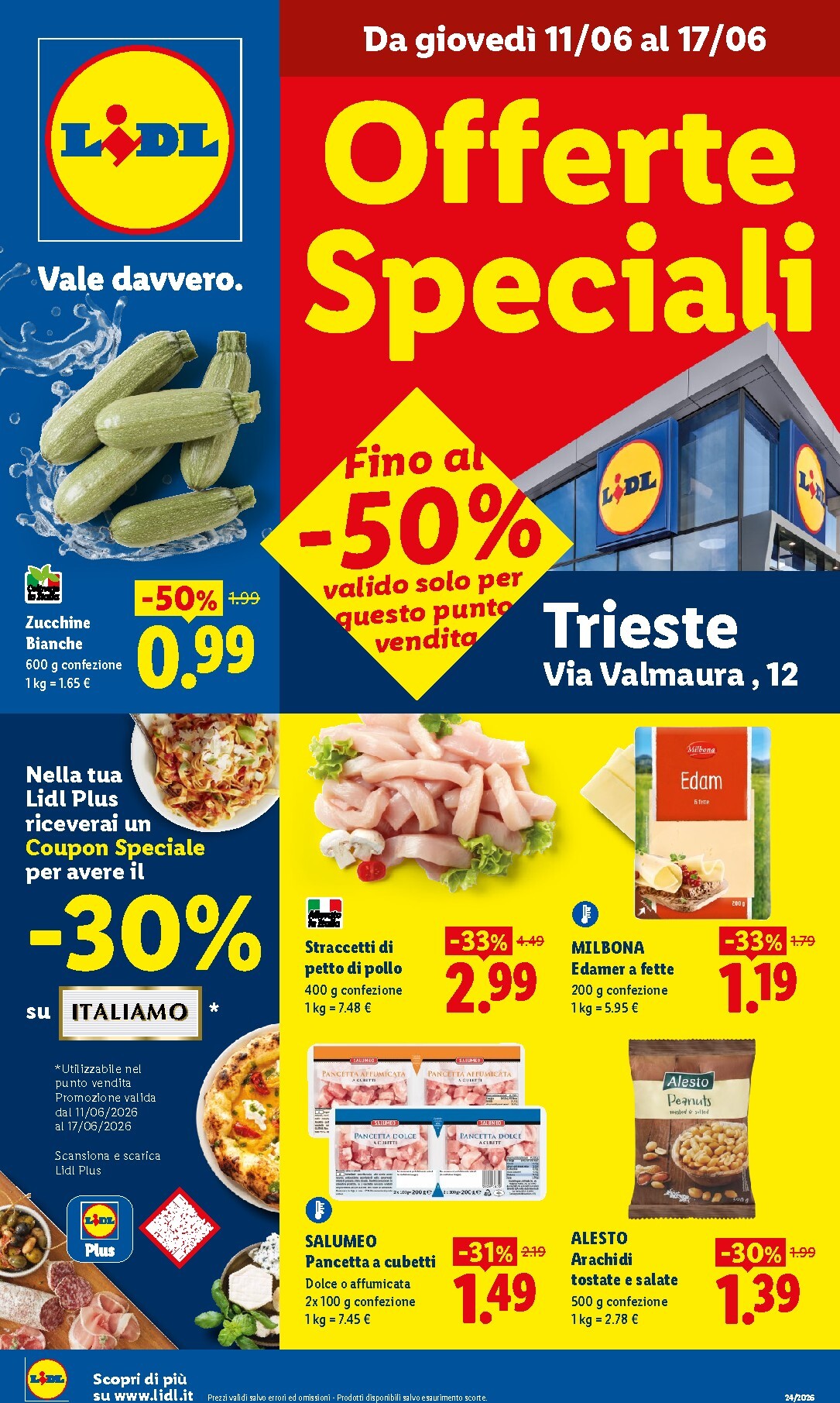 lidl - Volantino attuale di Lidl - Trieste Via Valm valido dal giovedì 11/06/2026 al mercoledì 17/06/2026