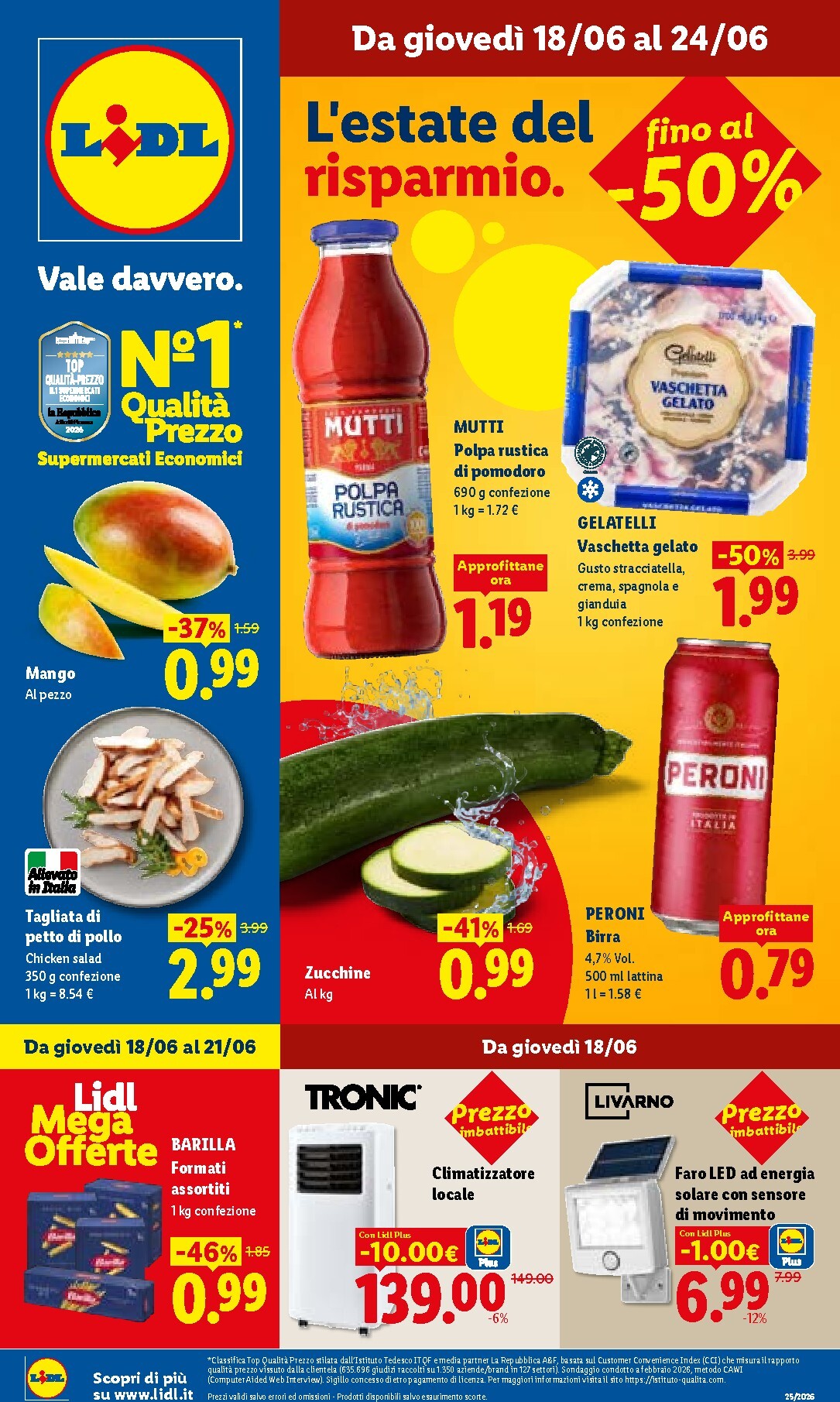 lidl - Volantino Lidl per la prossima settimana dal giovedì 18/06/2026 al mercoledì 24/06/2026