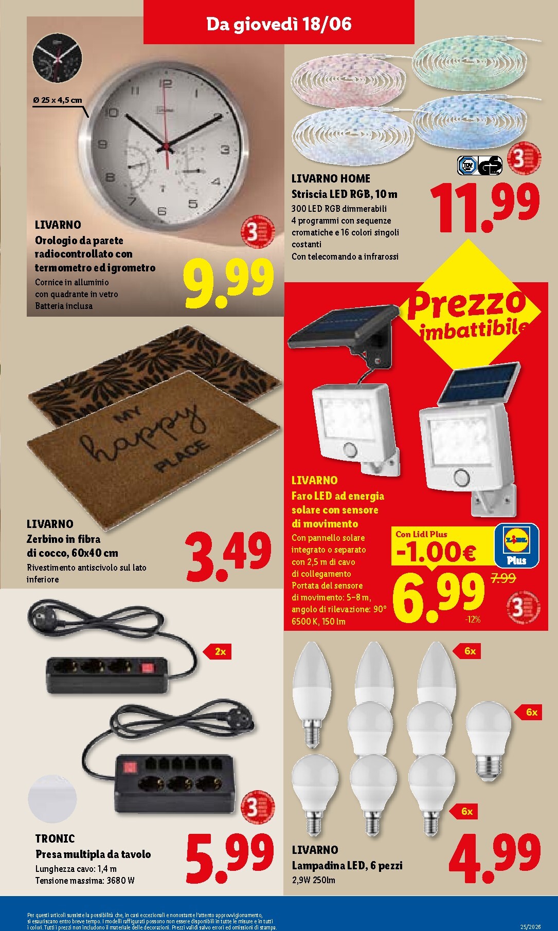 lidl - Volantino Lidl per la prossima settimana dal giovedì 18/06/2026 al mercoledì 24/06/2026 - page: 25