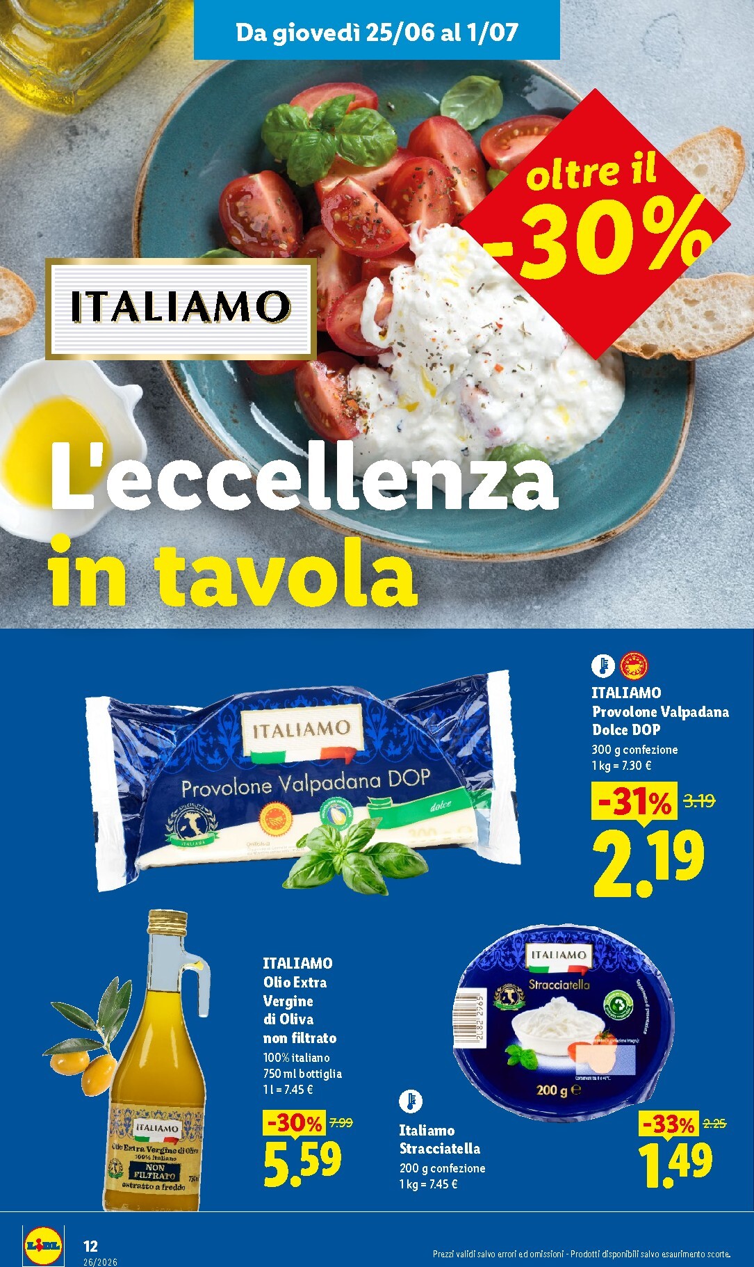 lidl - Volantino attuale di Lidl - Nuova apertura Casteln. del Garda valido dal giovedì 25/06/2026 al mercoledì 01/07/2026 - page: 12