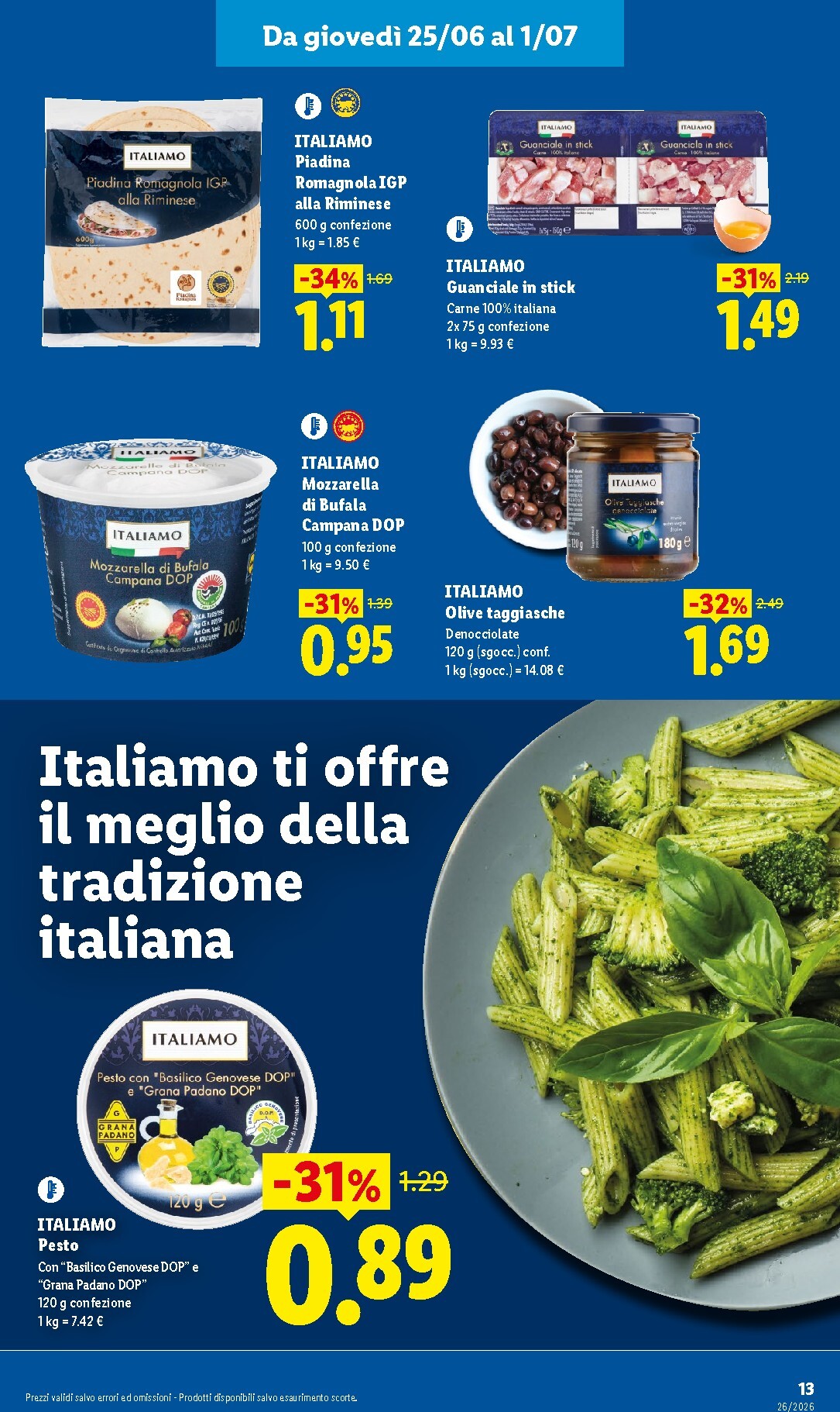 lidl - Volantino attuale di Lidl - Nuova apertura Roma valido dal giovedì 25/06/2026 al mercoledì 01/07/2026 - page: 13