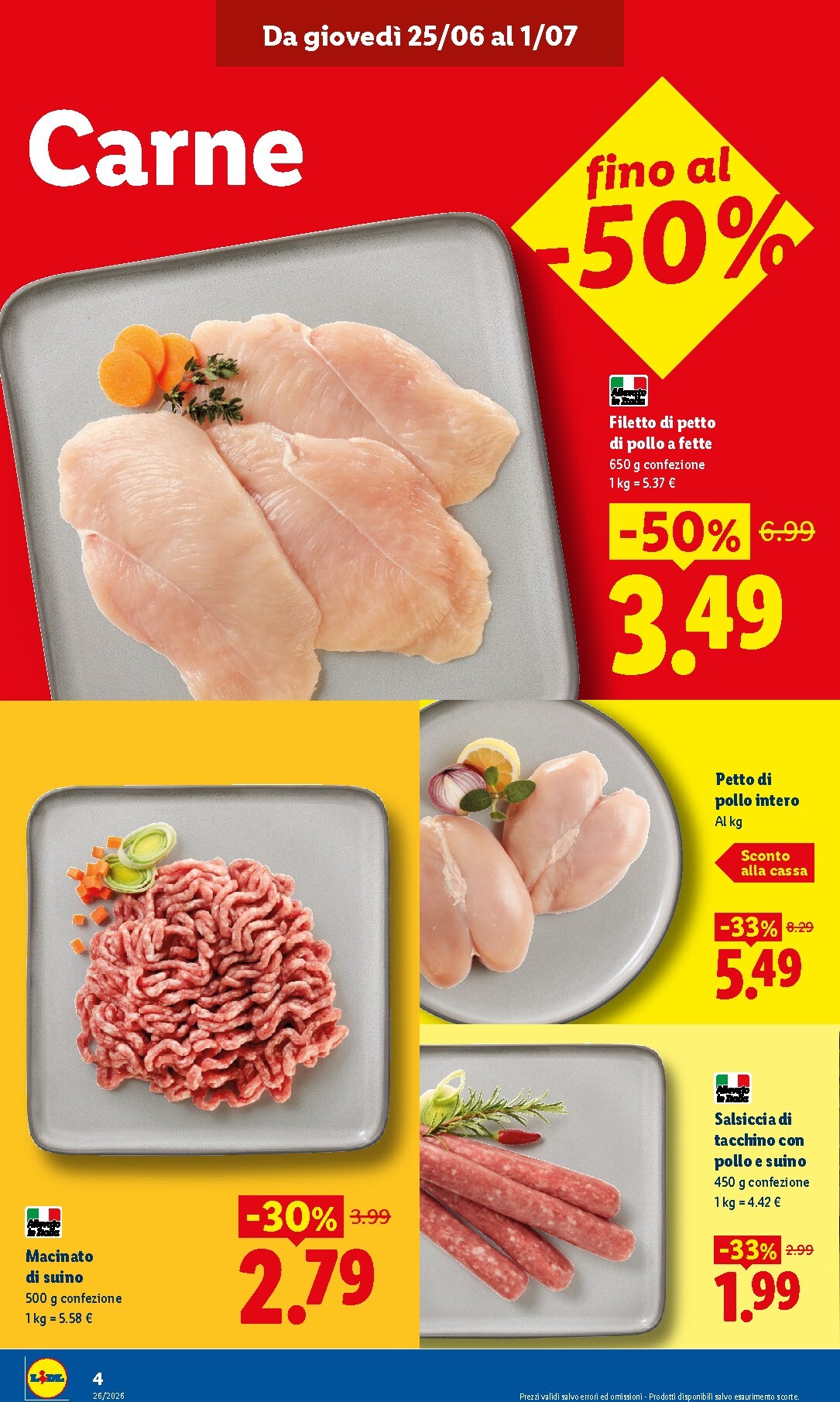 lidl - Volantino attuale di Lidl - Nuova apertura Roma valido dal giovedì 25/06/2026 al mercoledì 01/07/2026 - page: 4