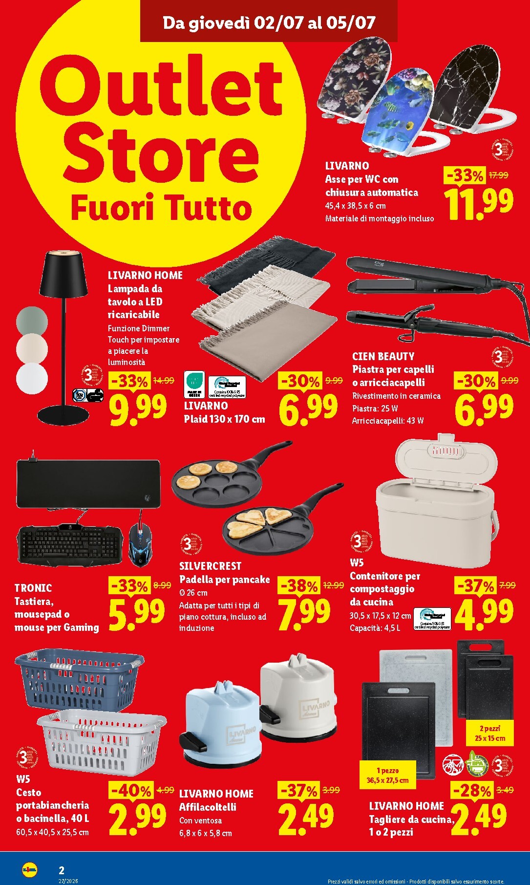 lidl - Volantino Lidl - Outlet Store Gorizia per la prossima settimana dal giovedì 02/07/2026 al domenica 05/07/2026 - page: 2