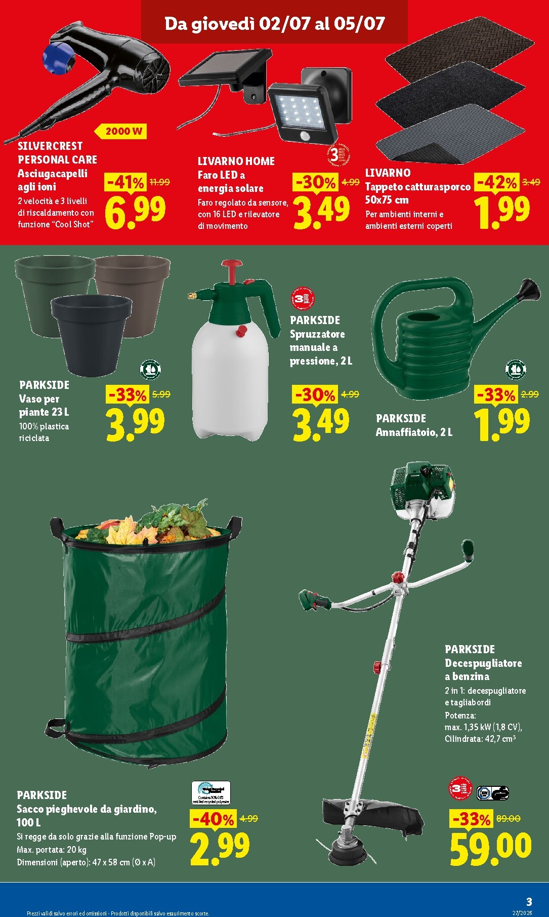 lidl - Volantino Lidl - Outlet Store Gorizia per la prossima settimana dal giovedì 02/07/2026 al domenica 05/07/2026 - page: 3