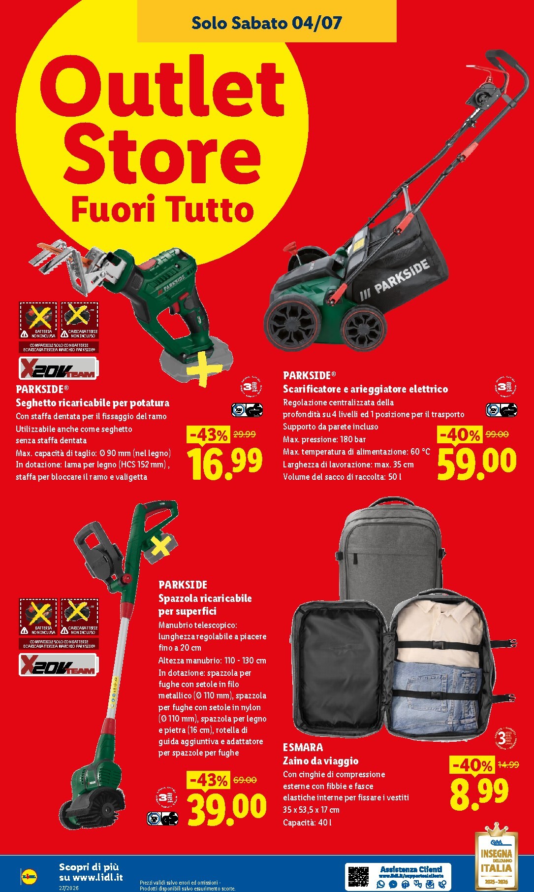 lidl - Volantino Lidl - Outlet Store Gorizia per la prossima settimana dal giovedì 02/07/2026 al domenica 05/07/2026 - page: 5