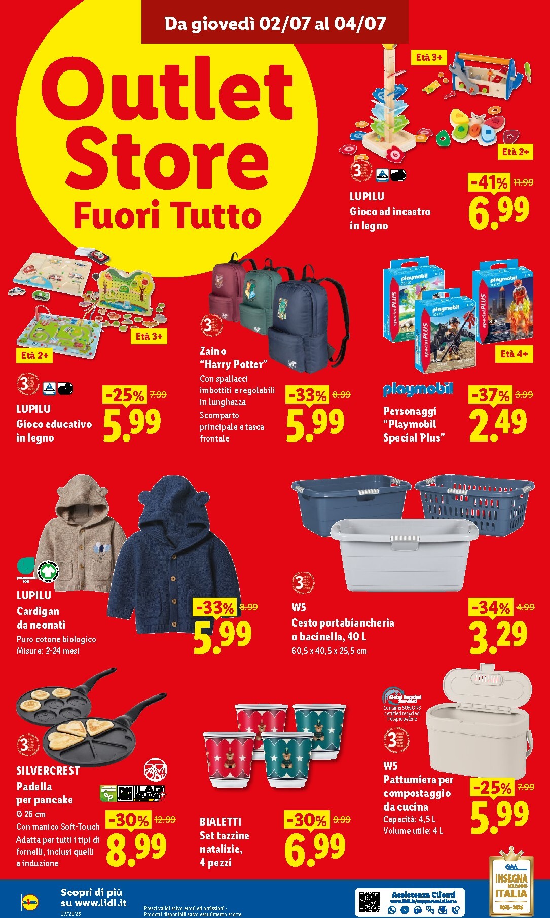 lidl - Volantino Lidl - Outlet Store Alpignano per la prossima settimana dal giovedì 02/07/2026 al sabato 04/07/2026 - page: 4