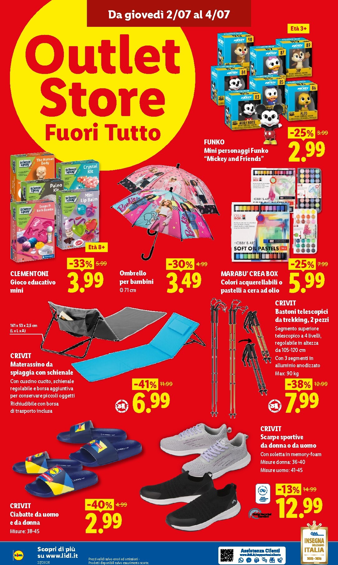 lidl - Volantino Lidl - Outlet Store Montevarchi per la prossima settimana dal giovedì 02/07/2026 al sabato 04/07/2026 - page: 4