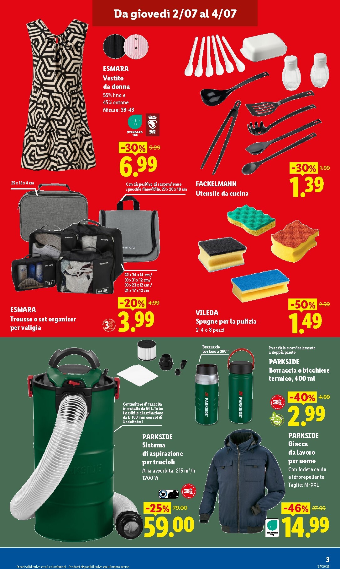lidl - Volantino Lidl - Outlet Store Montevarchi per la prossima settimana dal giovedì 02/07/2026 al sabato 04/07/2026 - page: 3