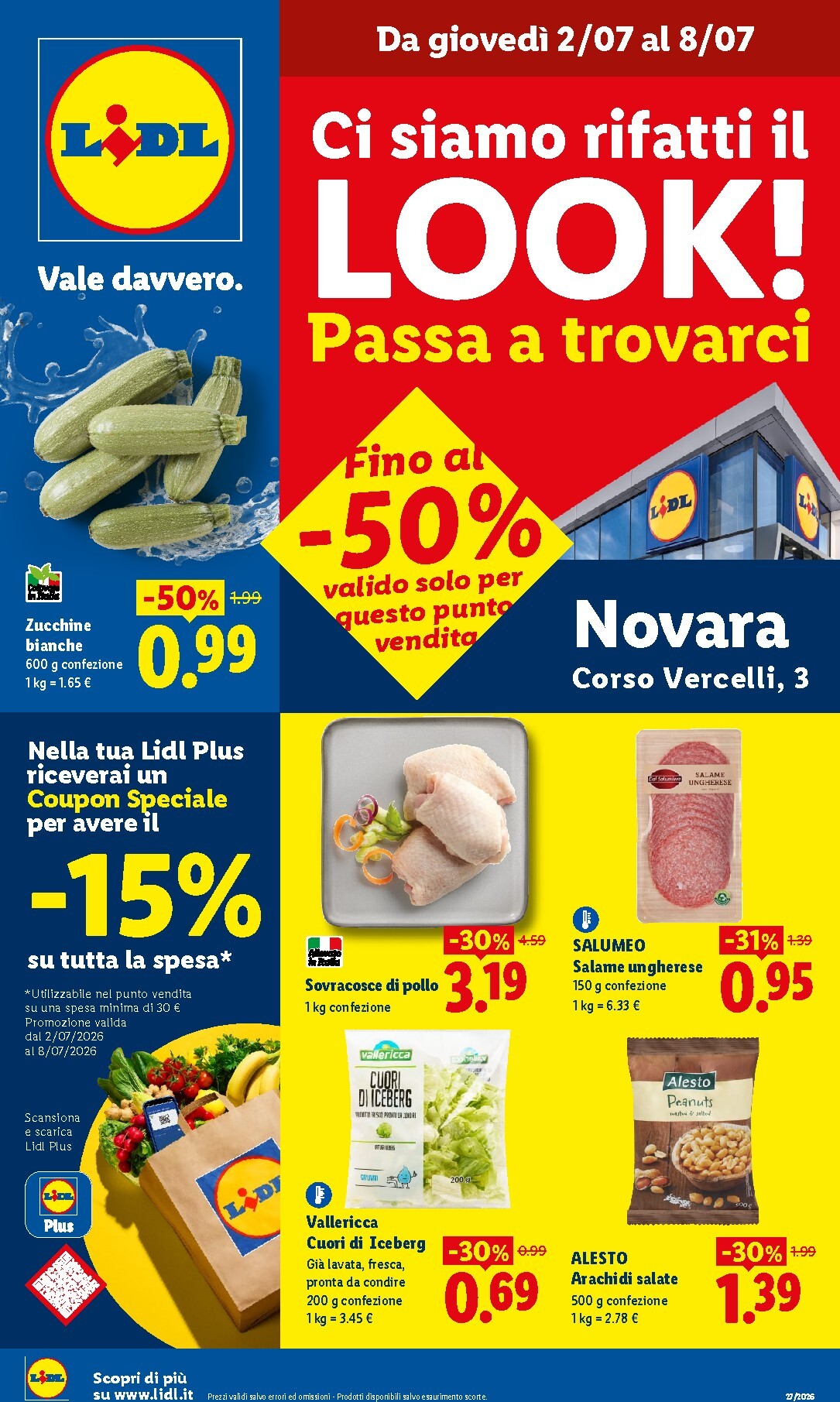 lidl - Volantino Lidl - Ci siamo rifatti il look per la prossima settimana dal giovedì 02/07/2026 al mercoledì 08/07/2026