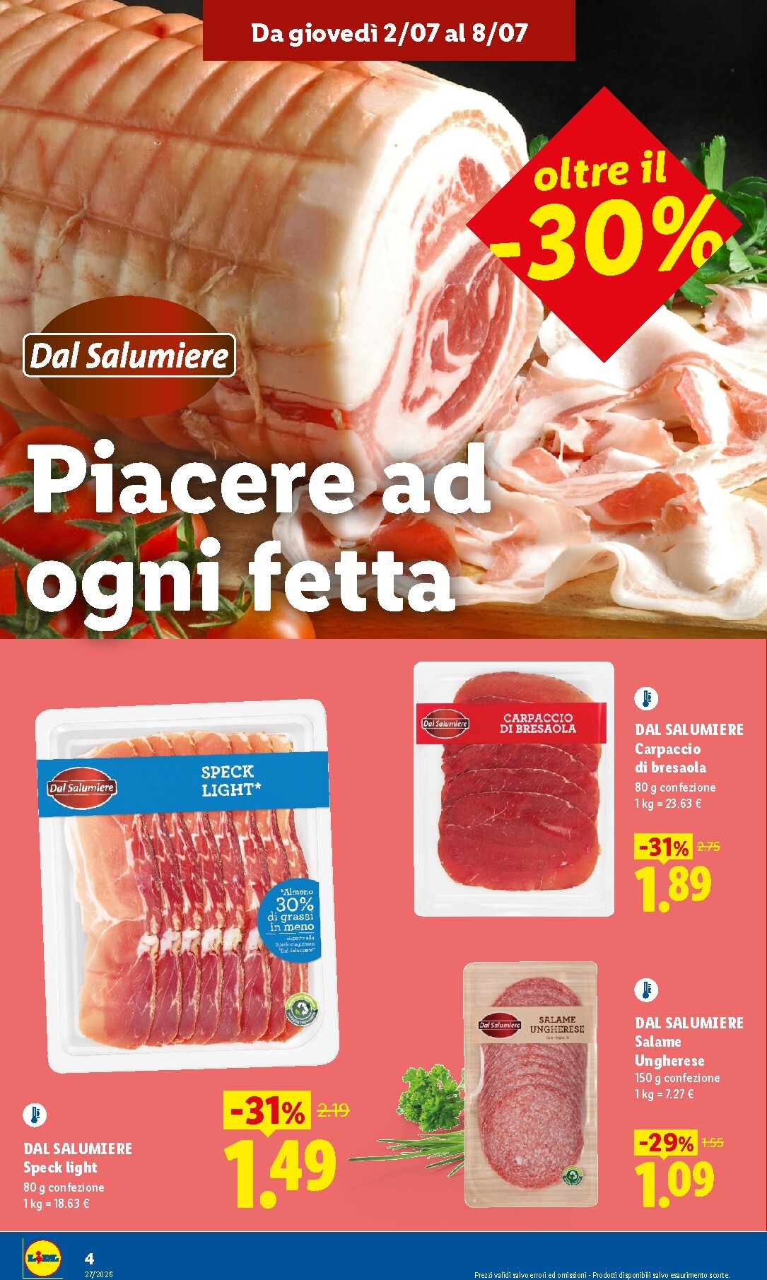 lidl - Volantino futuro Lidl - Roma valido dal giovedì 02/07/2026 al mercoledì 08/07/2026 - page: 4