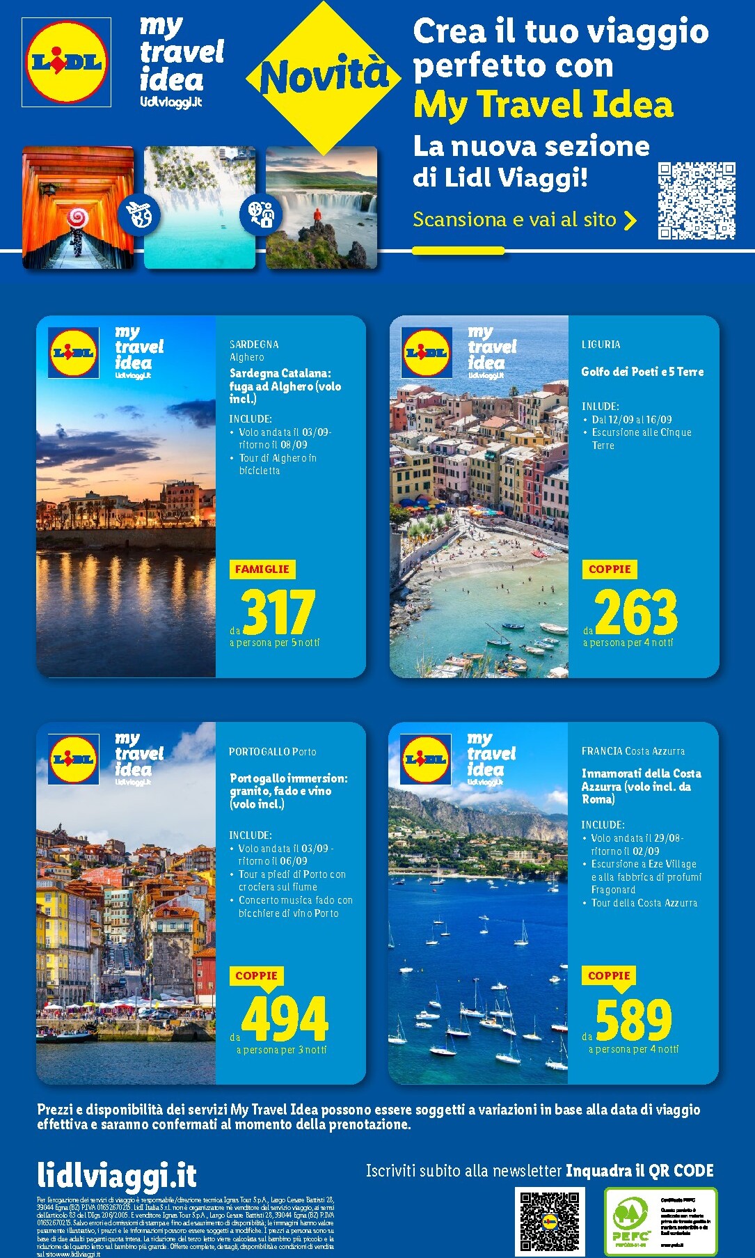 lidl - Volantino attuale di Lidl Viaggi valido dal mercoledì 01/07/2026 al domenica 06/09/2026 - page: 12