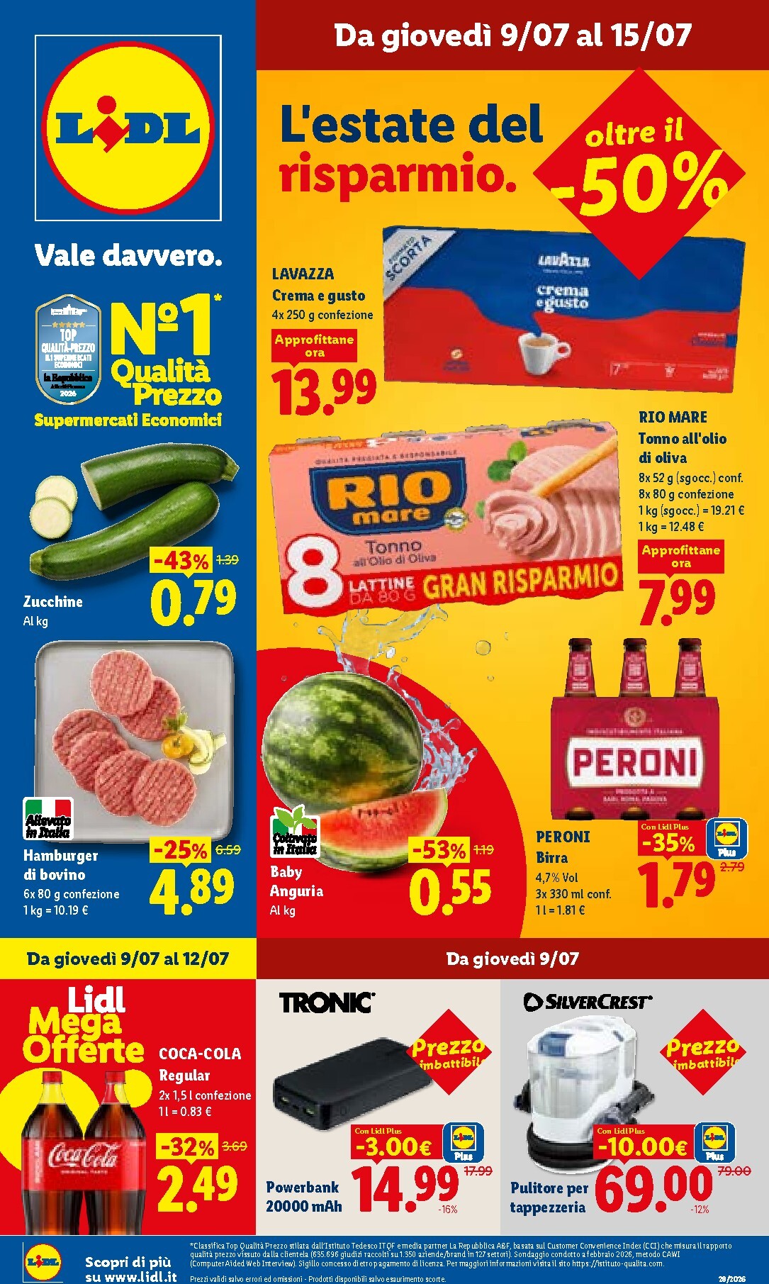 lidl - Volantino futuro Lidl valido dal giovedì 09/07/2026 al mercoledì 15/07/2026
