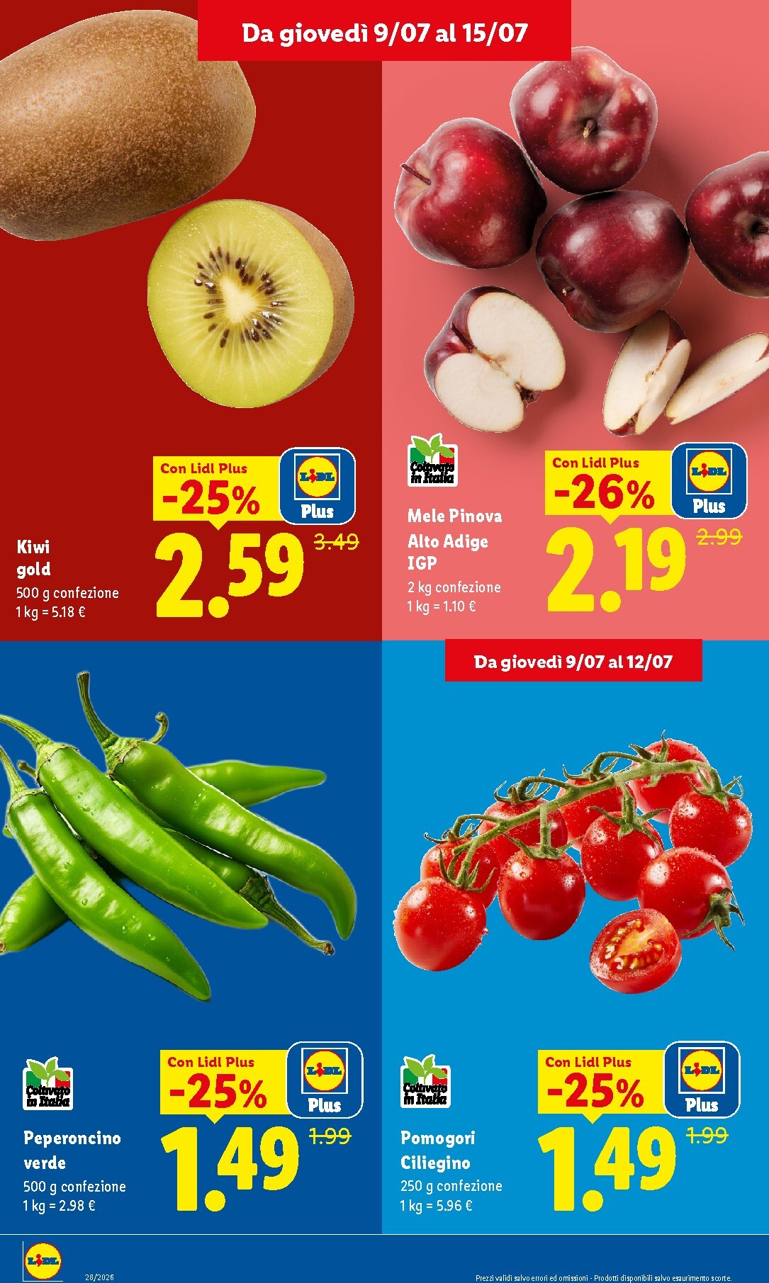 lidl - Volantino futuro Lidl - Fresca e conveniente valido dal giovedì 09/07/2026 al mercoledì 15/07/2026 - page: 4