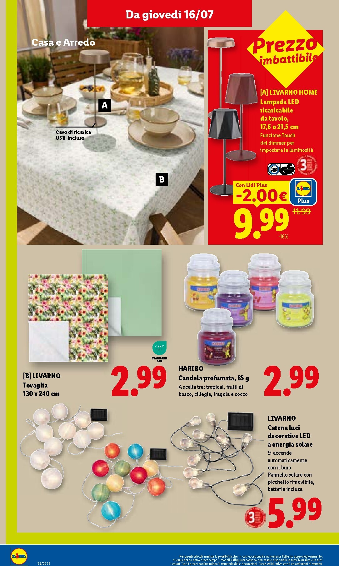 lidl - Volantino Lidl per la prossima settimana dal giovedì 16/07/2026 al mercoledì 22/07/2026 - page: 38