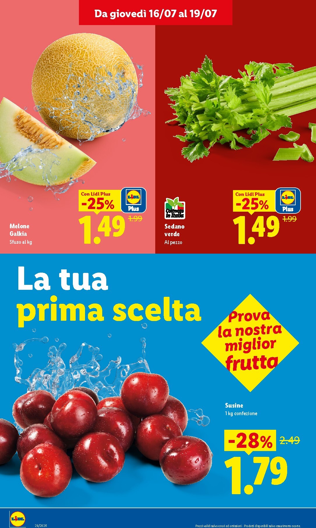 lidl - Volantino Lidl - Fresca e conveniente per la prossima settimana dal giovedì 16/07/2026 al mercoledì 22/07/2026 - page: 4