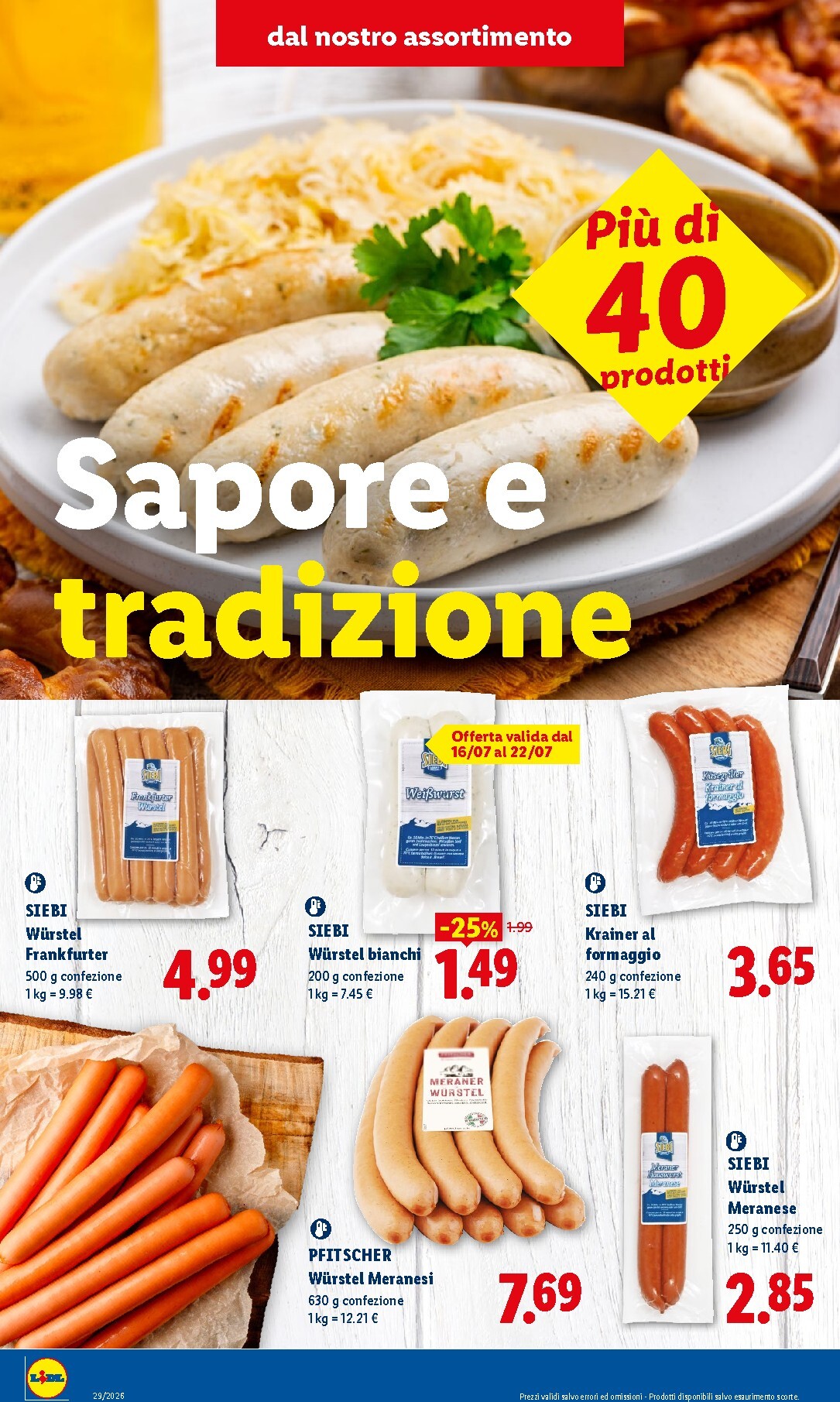 lidl - Volantino Lidl - Sapori del Trentino-Alto Adige per la prossima settimana dal giovedì 16/07/2026 al mercoledì 22/07/2026 - page: 2