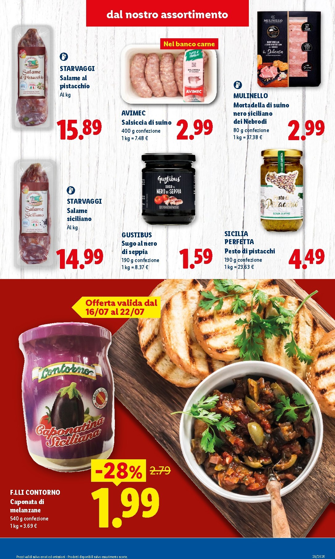 lidl - Volantino Lidl - Sapori della Sicilia per la prossima settimana dal giovedì 16/07/2026 al mercoledì 22/07/2026 - page: 3