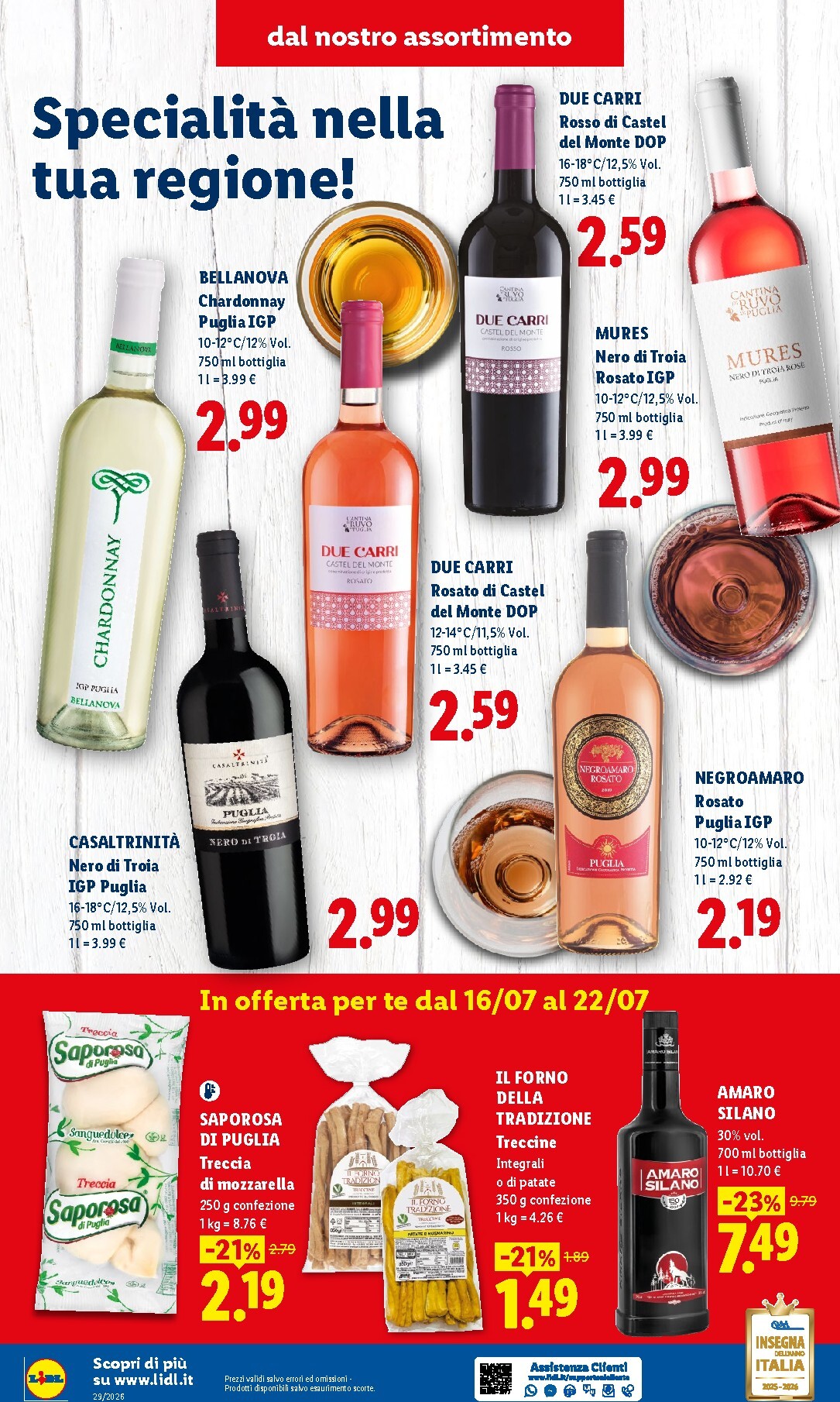 lidl - Volantino Lidl - Sapori del Sud Italia per la prossima settimana dal giovedì 16/07/2026 al mercoledì 22/07/2026 - page: 4