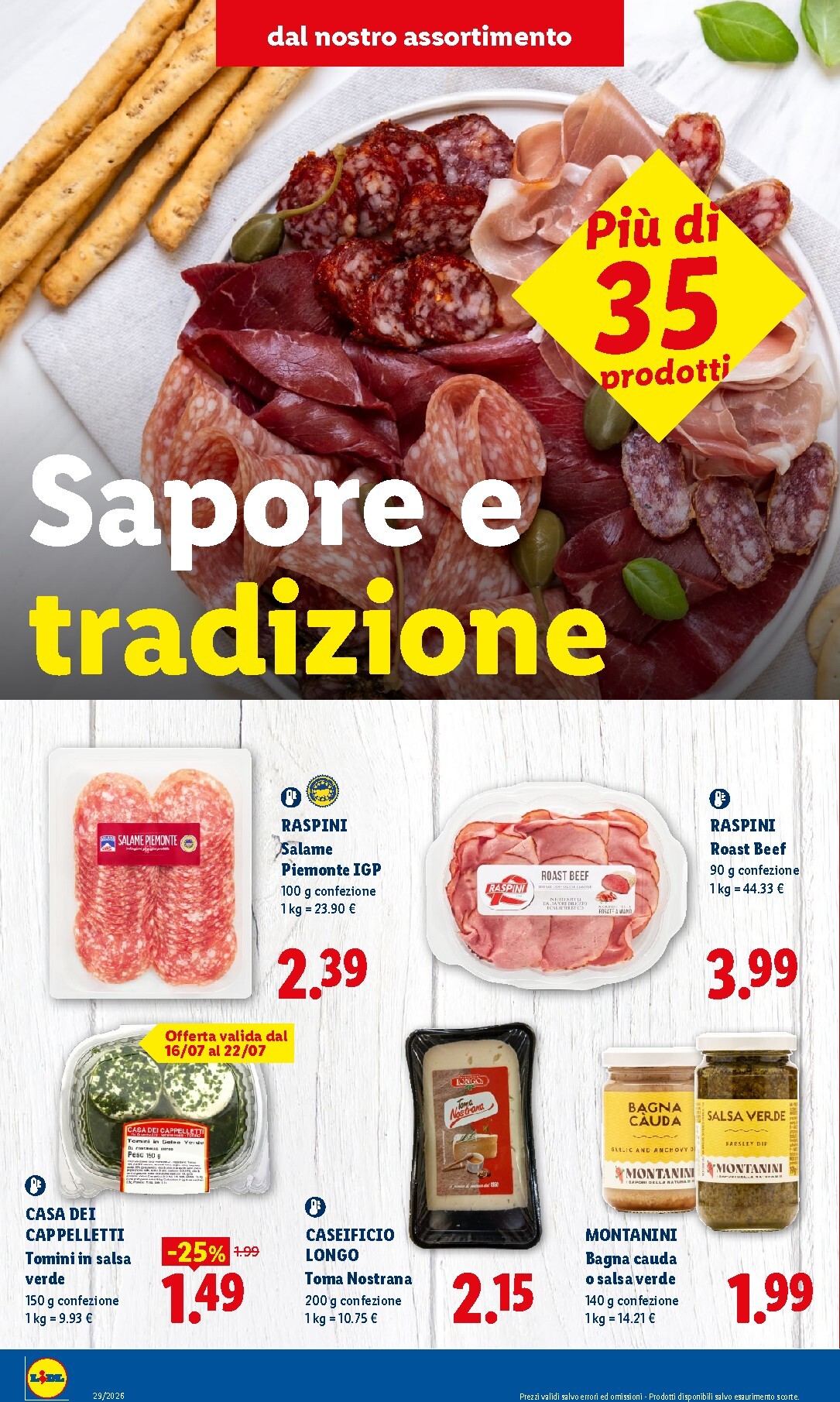 lidl - Volantino Lidl - Sapori del Piemonte per la prossima settimana dal giovedì 16/07/2026 al mercoledì 22/07/2026 - page: 2