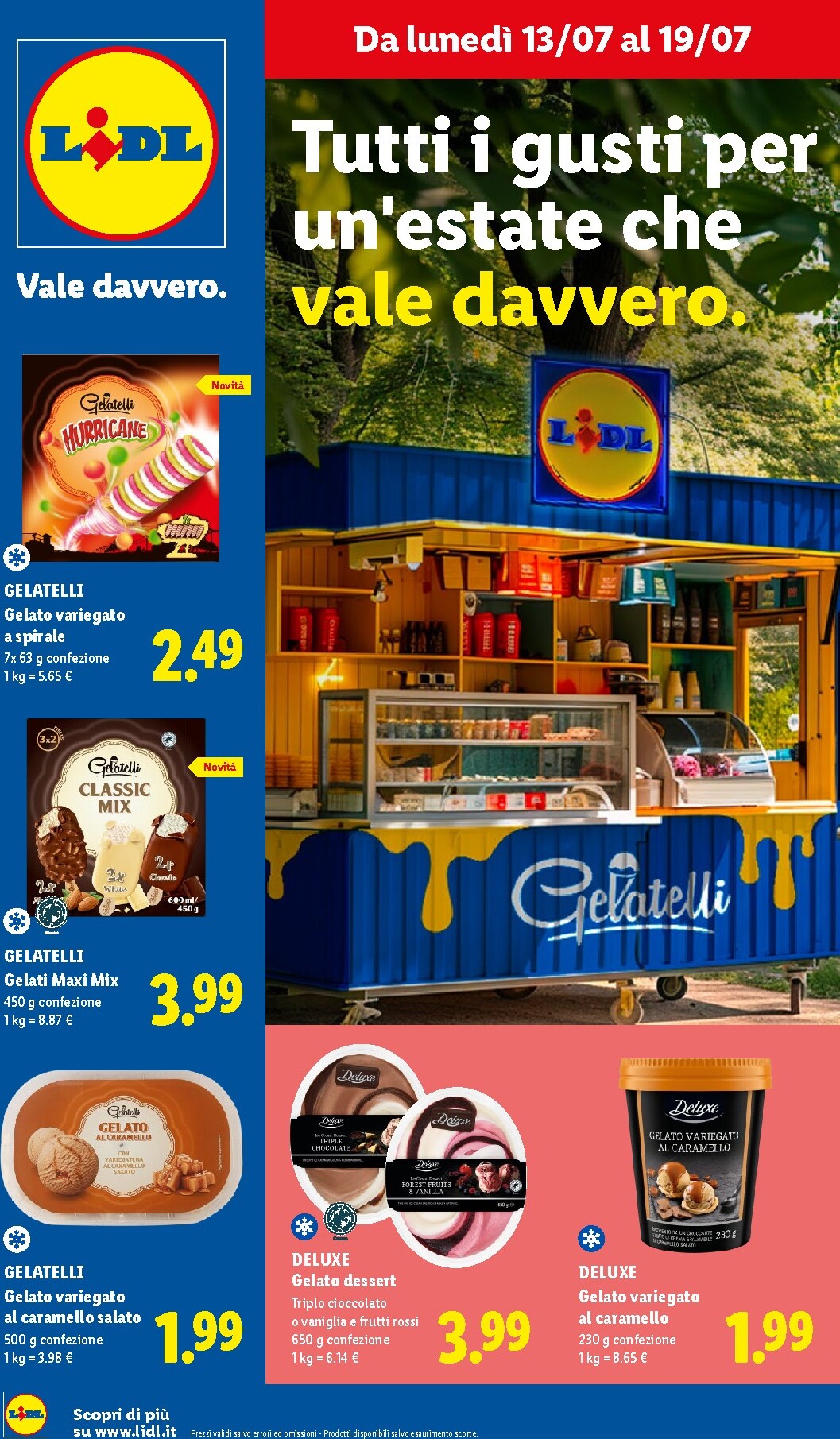 lidl - Volantino attuale di Lidl - Tutti i gusti dell'estate valido dal lunedì 13/07/2026 al domenica 19/07/2026