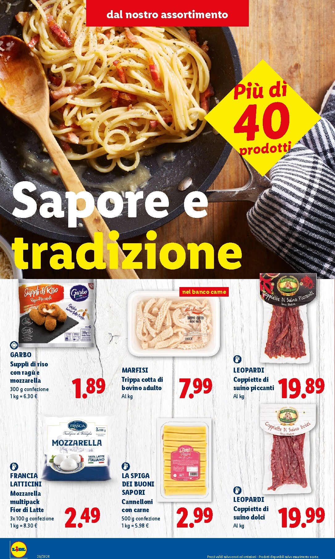 lidl - Volantino futuro Lidl - Sapori del Centro Italia valido dal giovedì 16/07/2026 al mercoledì 22/07/2026 - page: 2