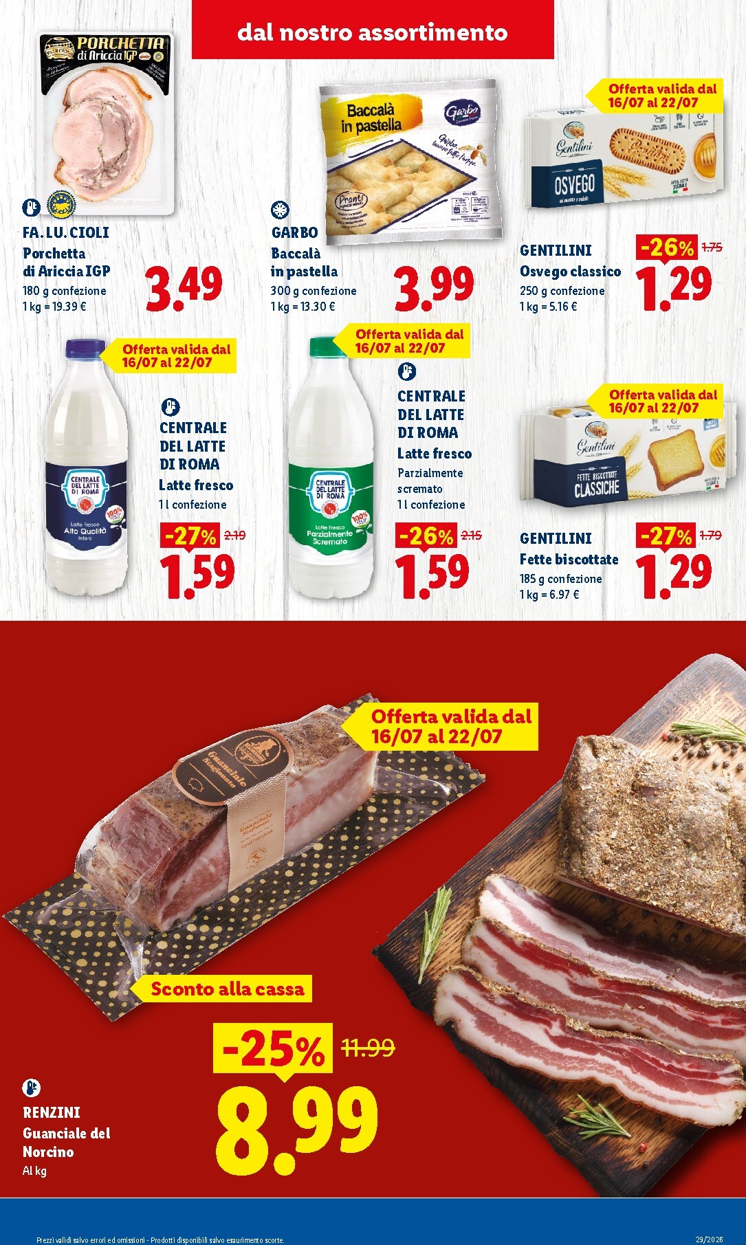 lidl - Volantino futuro Lidl - Sapori del Centro Italia valido dal giovedì 16/07/2026 al mercoledì 22/07/2026 - page: 3