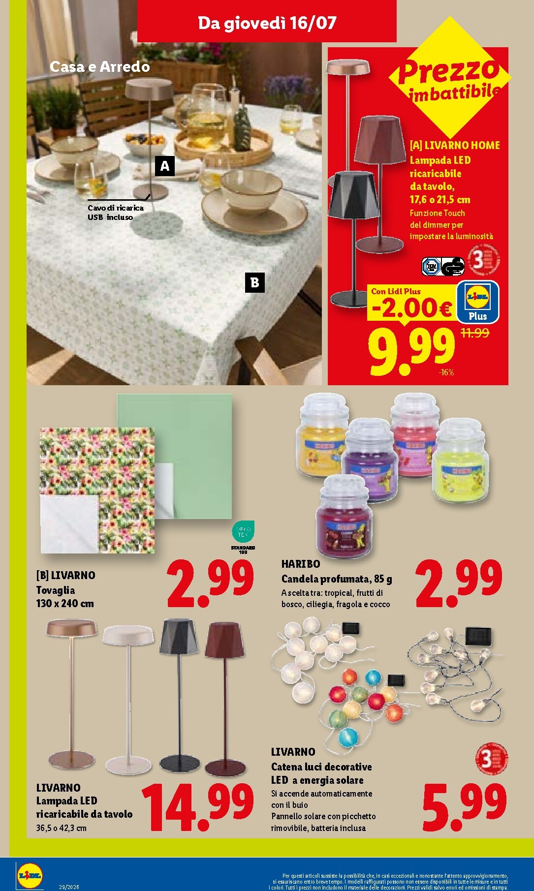 lidl - Volantino attuale di Lidl valido dal giovedì 16/07/2026 al mercoledì 22/07/2026 - page: 38