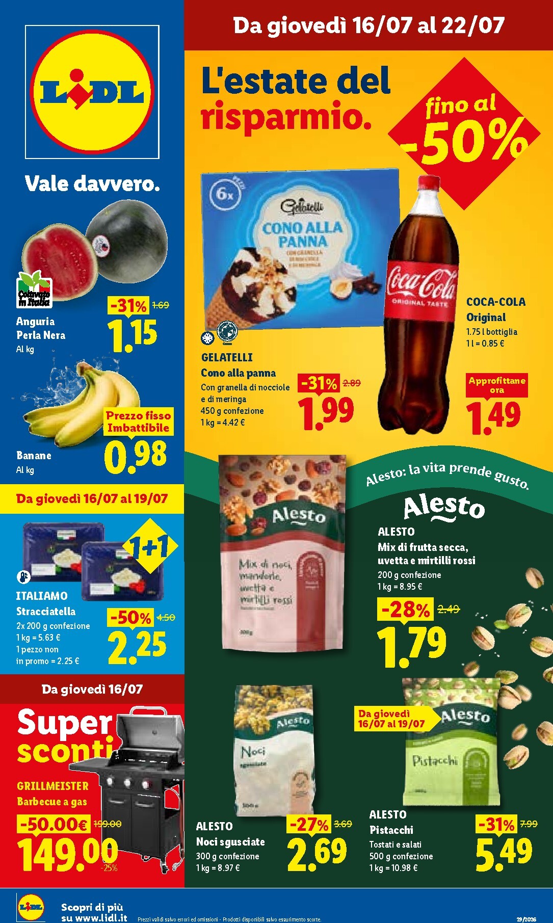 lidl - Volantino attuale di Lidl valido dal giovedì 16/07/2026 al mercoledì 22/07/2026