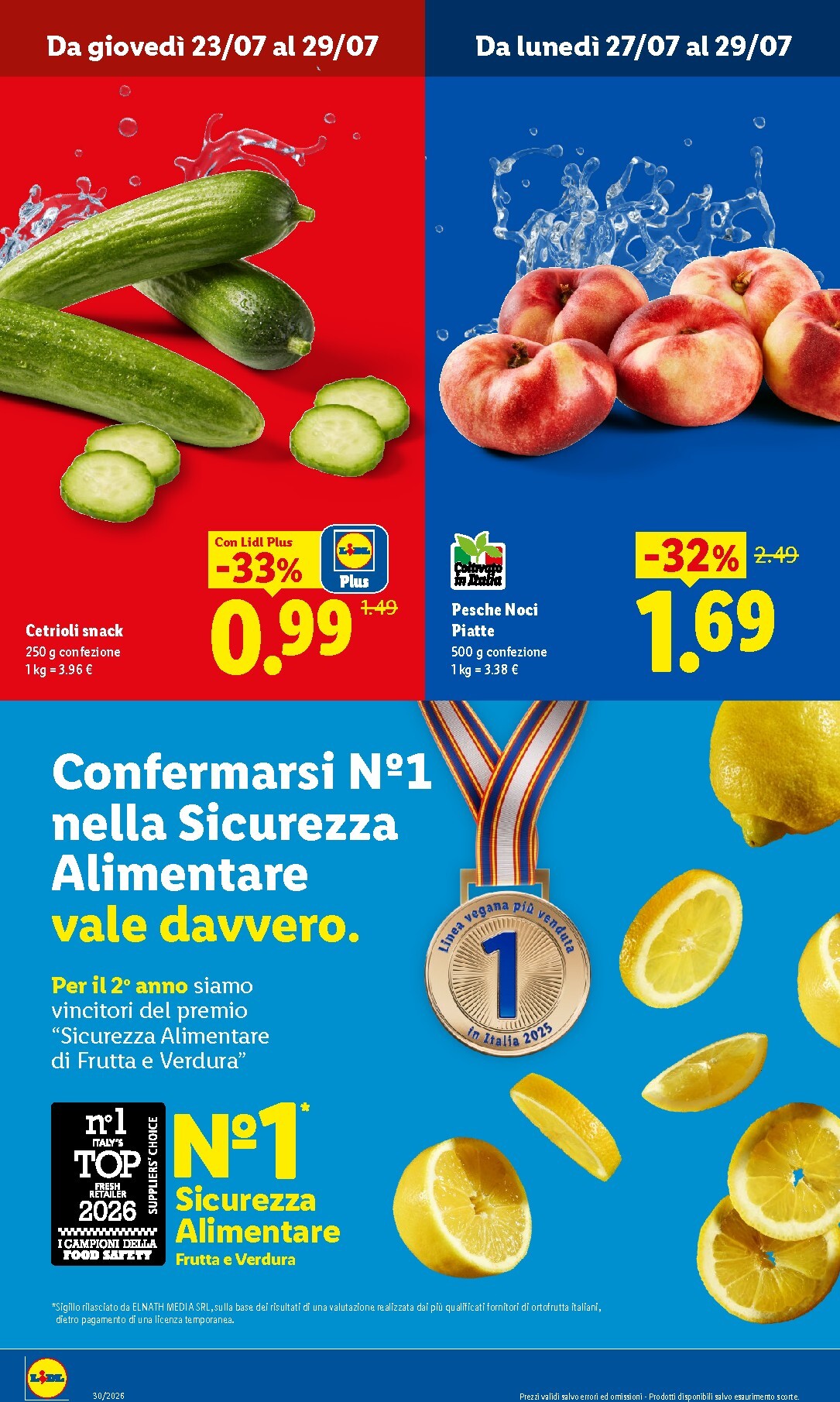 lidl - Volantino Lidl - Fresca e conveniente per la prossima settimana dal giovedì 23/07/2026 al mercoledì 29/07/2026 - page: 4