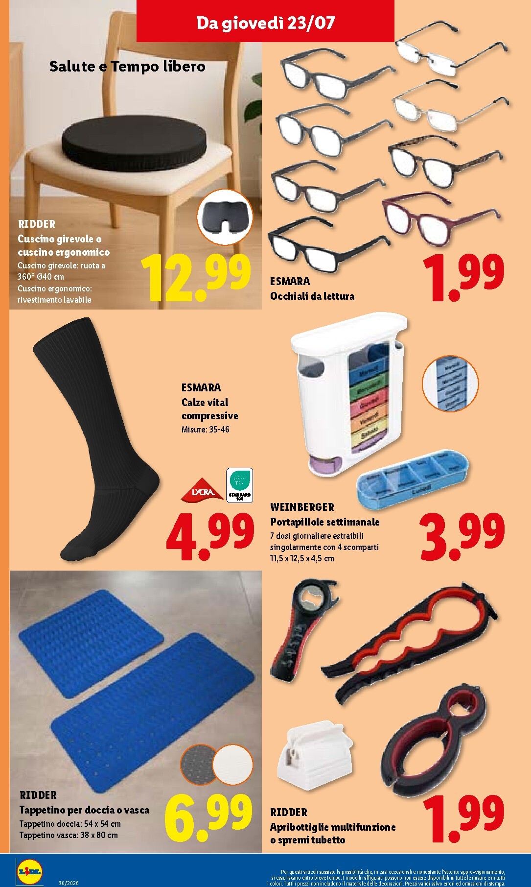 lidl - Volantino attuale di Lidl valido dal giovedì 23/07/2026 al mercoledì 29/07/2026 - page: 30