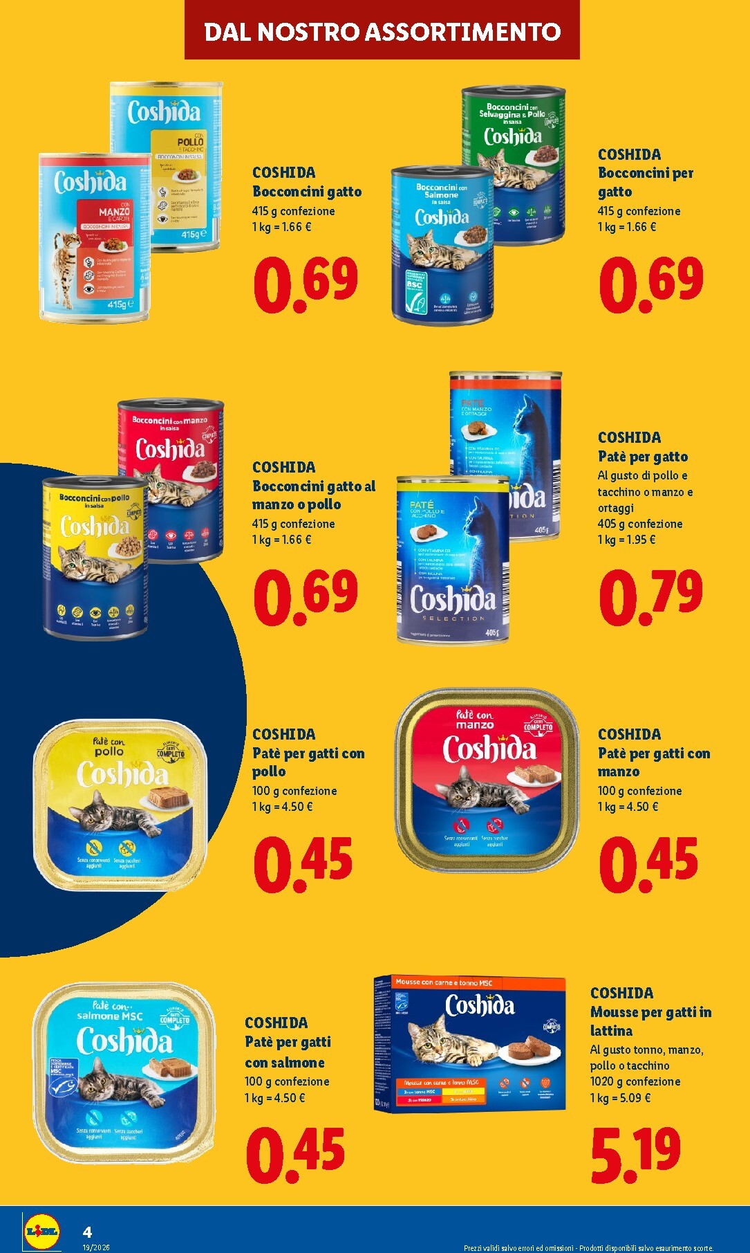 lidl - Volantino attuale di Lidl - Per i tuoi amici a 4 zampe valido dal giovedì 23/07/2026 al mercoledì 29/07/2026 - page: 4