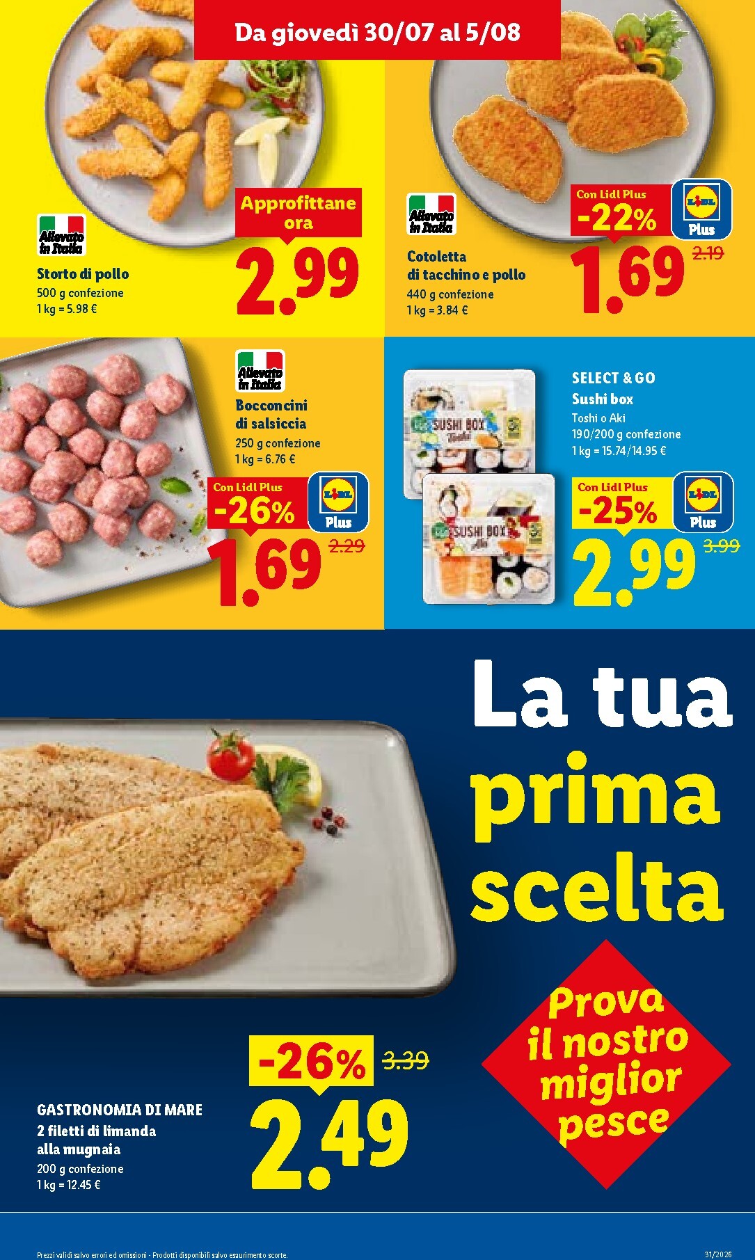 lidl - Volantino Lidl per la prossima settimana dal giovedì 30/07/2026 al mercoledì 05/08/2026 - page: 7