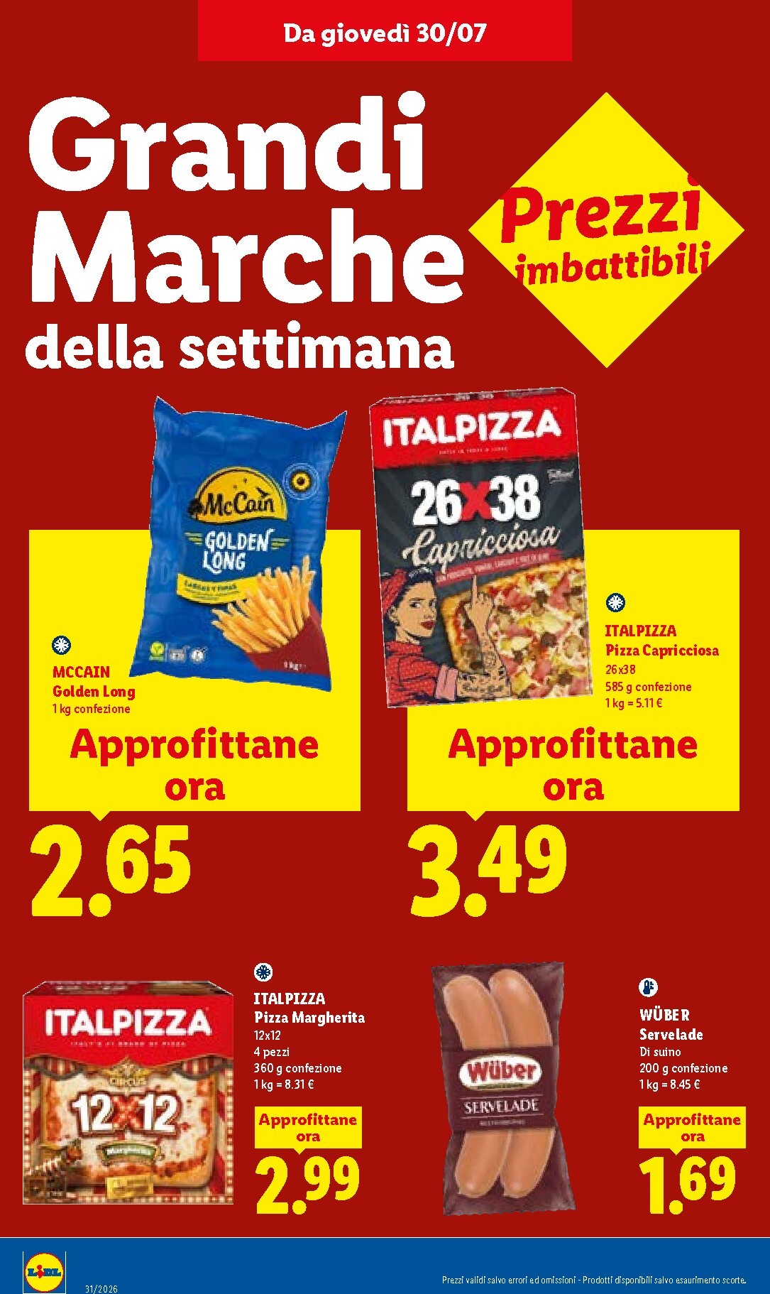 lidl - Volantino Lidl per la prossima settimana dal giovedì 30/07/2026 al mercoledì 05/08/2026 - page: 12