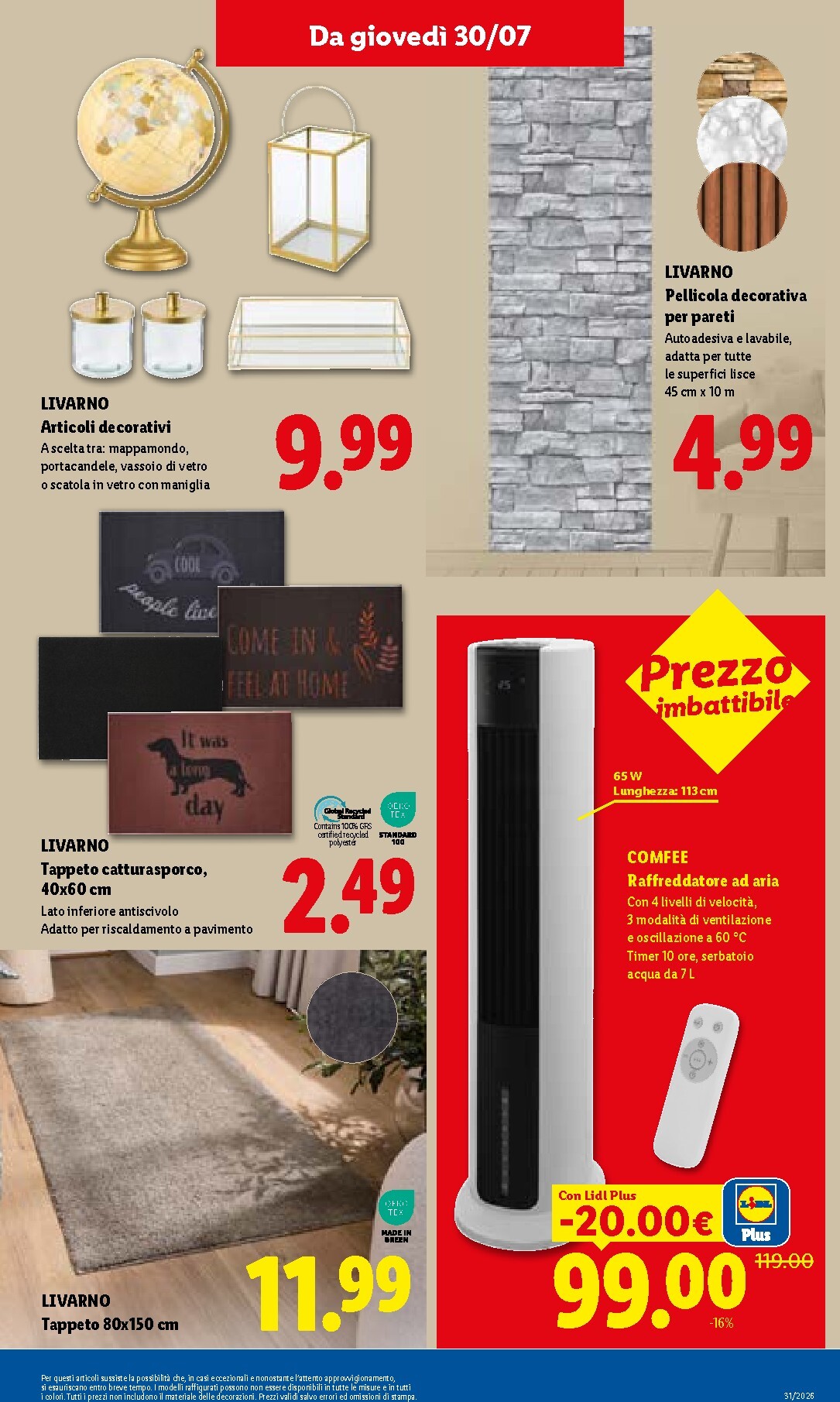 lidl - Volantino Lidl per la prossima settimana dal giovedì 30/07/2026 al mercoledì 05/08/2026 - page: 29