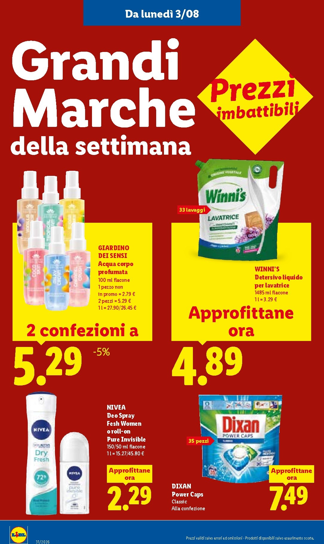 lidl - Volantino Lidl per la prossima settimana dal giovedì 30/07/2026 al mercoledì 05/08/2026 - page: 44