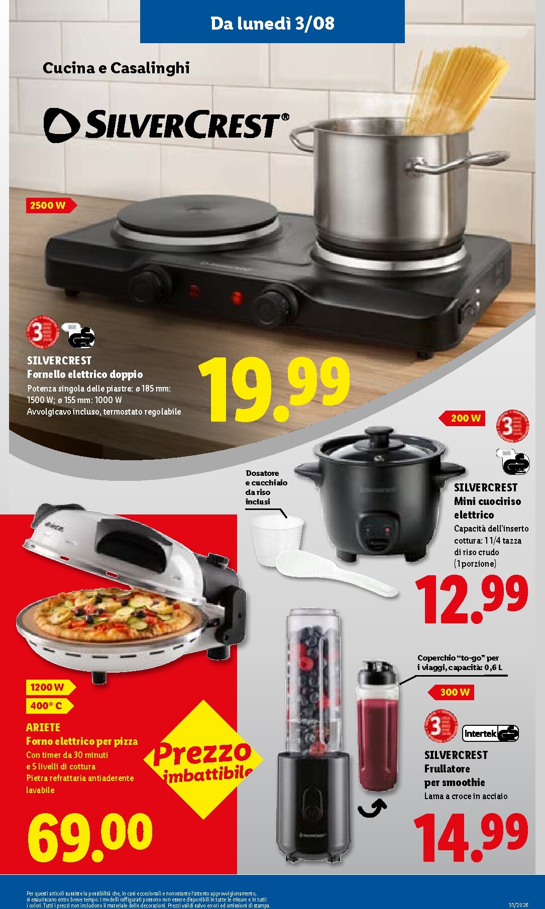 lidl - Volantino Lidl per la prossima settimana dal giovedì 30/07/2026 al mercoledì 05/08/2026 - page: 31