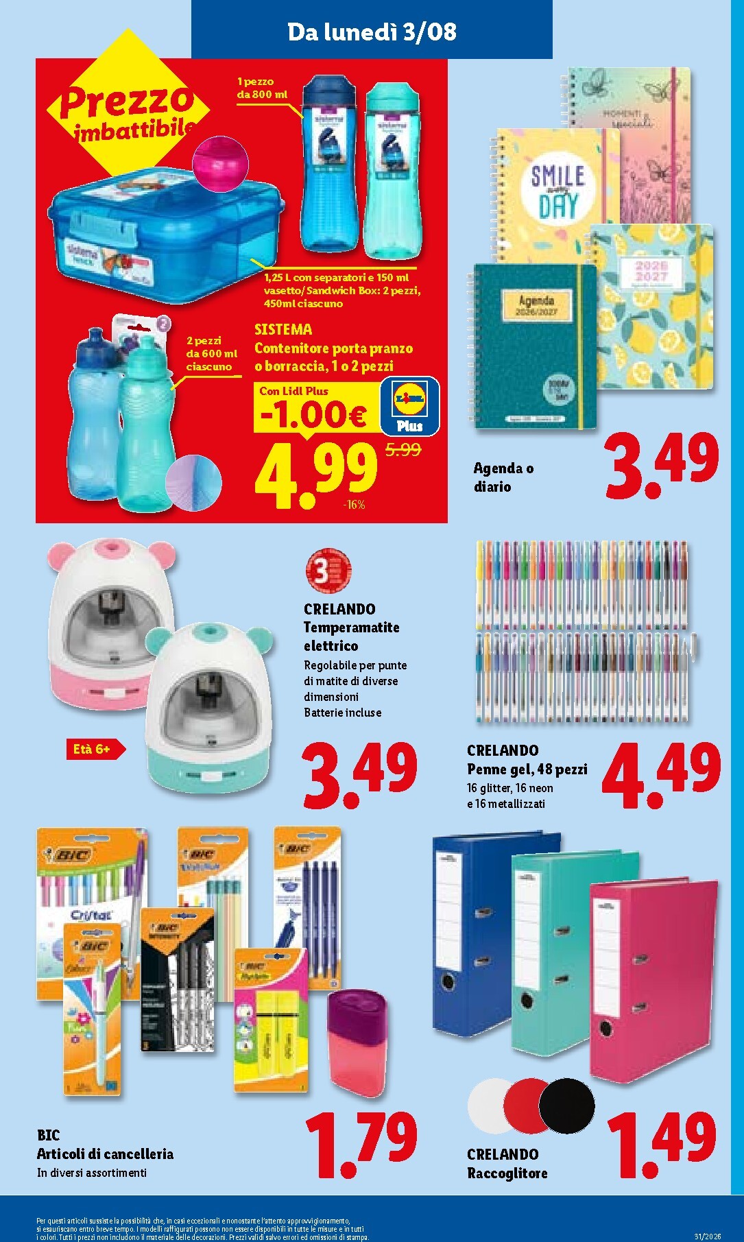lidl - Volantino Lidl per la prossima settimana dal giovedì 30/07/2026 al mercoledì 05/08/2026 - page: 39
