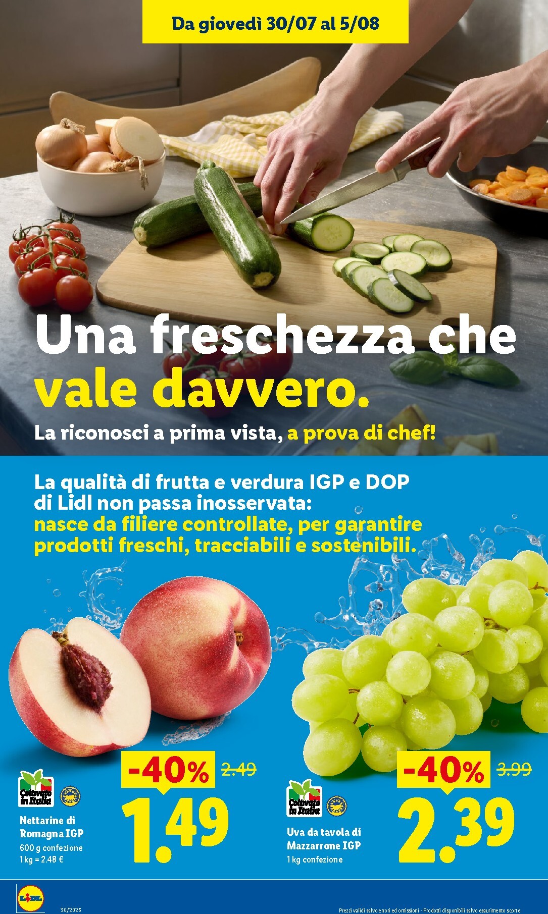 lidl - Volantino Lidl - Fresca e conveniente per la prossima settimana dal giovedì 30/07/2026 al mercoledì 05/08/2026 - page: 4