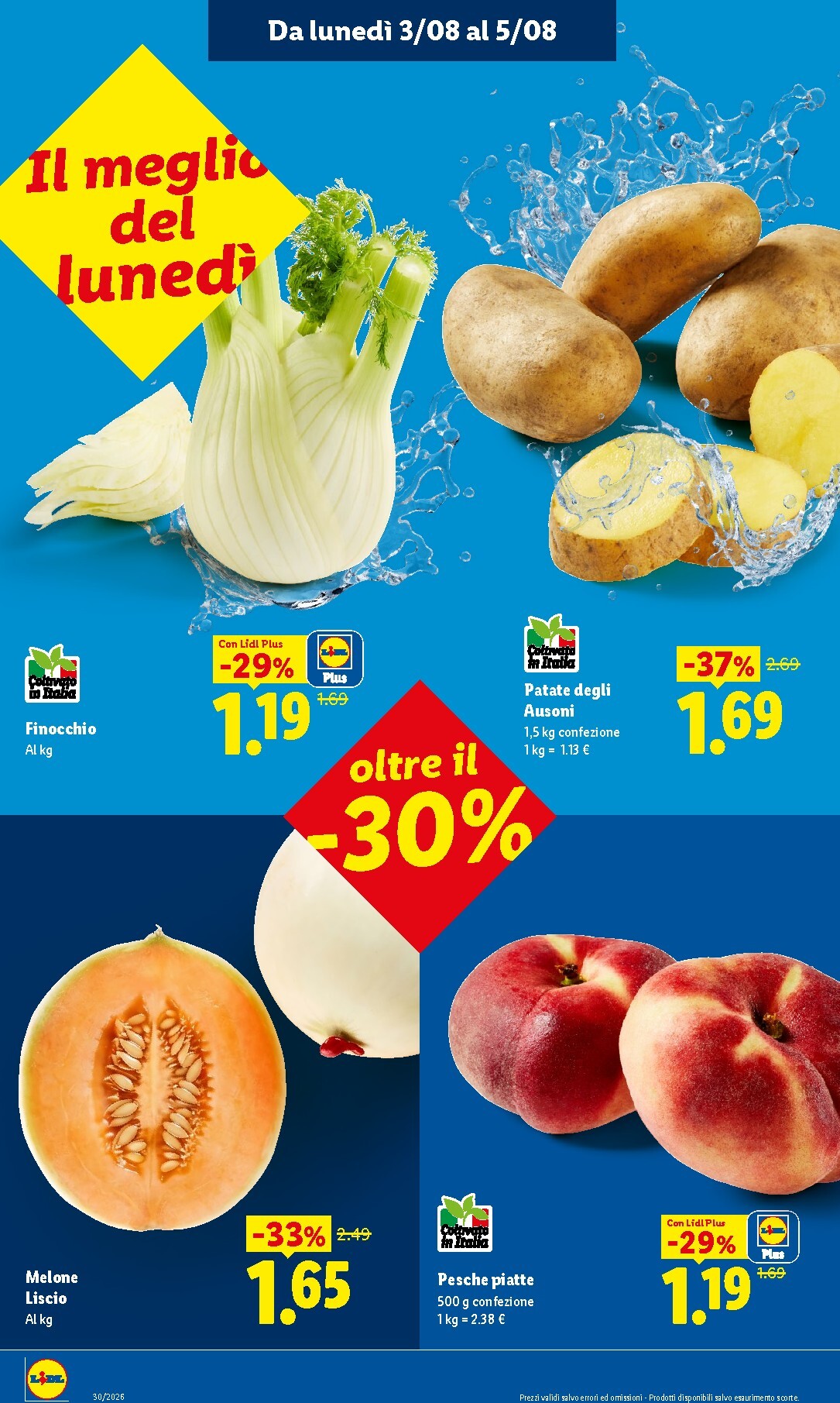 lidl - Volantino Lidl - Fresca e conveniente per la prossima settimana dal giovedì 30/07/2026 al mercoledì 05/08/2026 - page: 6
