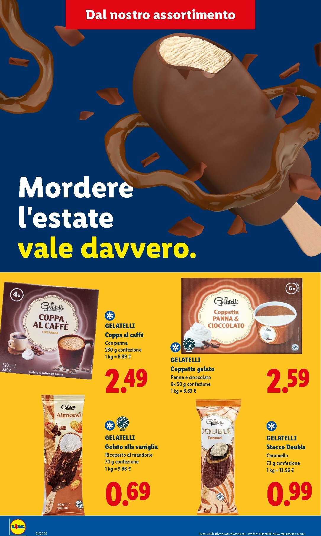 lidl - Volantino attuale di Lidl - Tutti i gusti dell'estate valido dal lunedì 03/08/2026 al domenica 09/08/2026 - page: 8